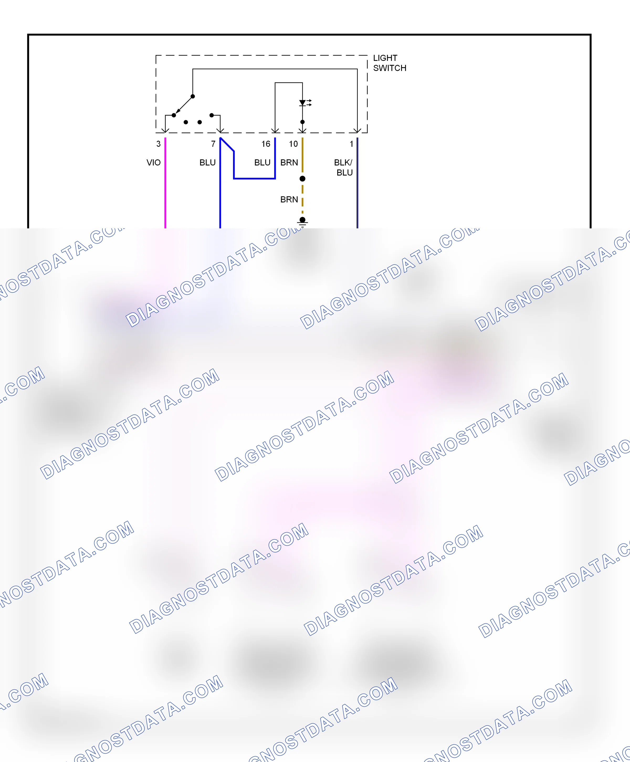 Power mirrors — Automatic day/night mirror circuit, with convertible — Automatic day/night mirror circuit, with convertible. Audi A4 B6 (2000-2006)
