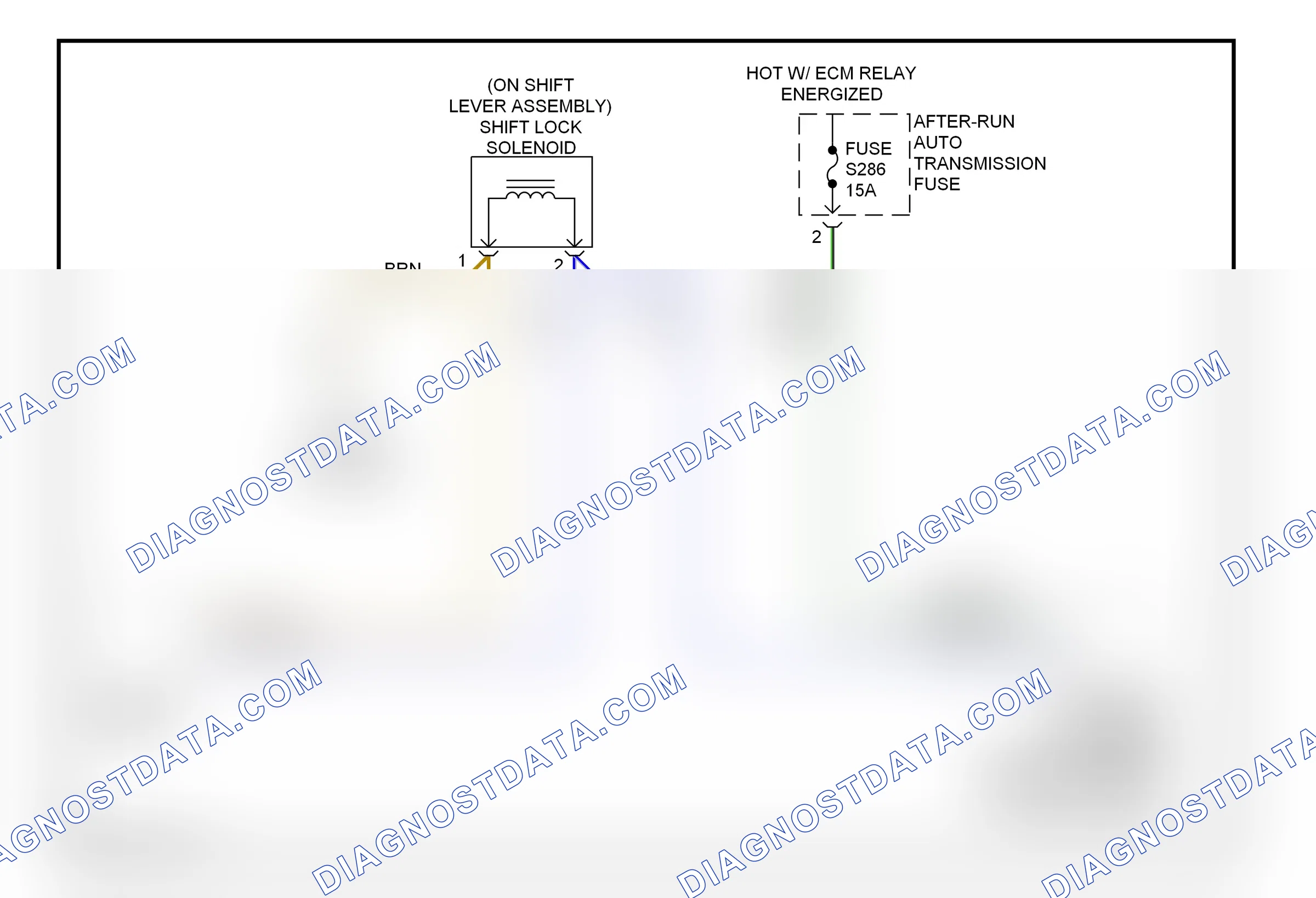 Shift interlock — Shift interlock circuit, with cvt — Shift interlock circuit, with cvt. Audi A4 B6 (2000-2006)