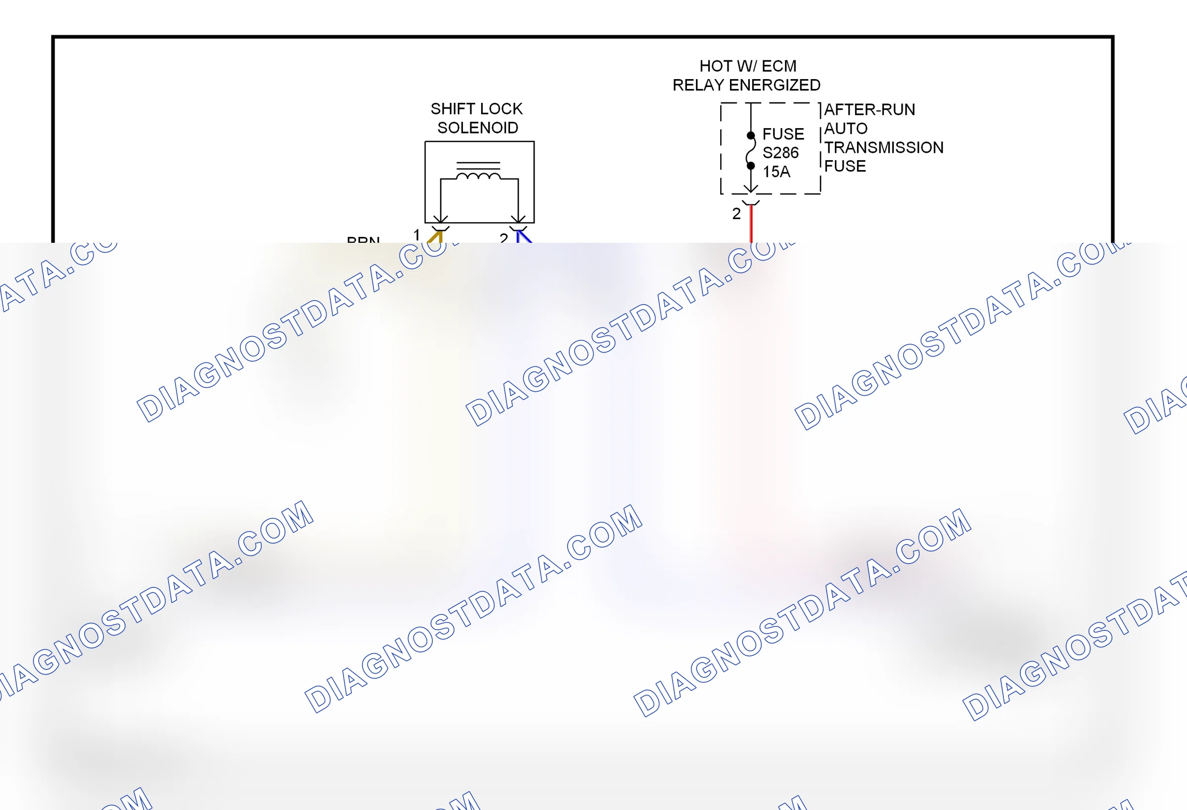 Shift interlock — Shift interlock circuit, with cvt — Shift interlock circuit, with cvt. Audi A4 B7 (2004-2009)