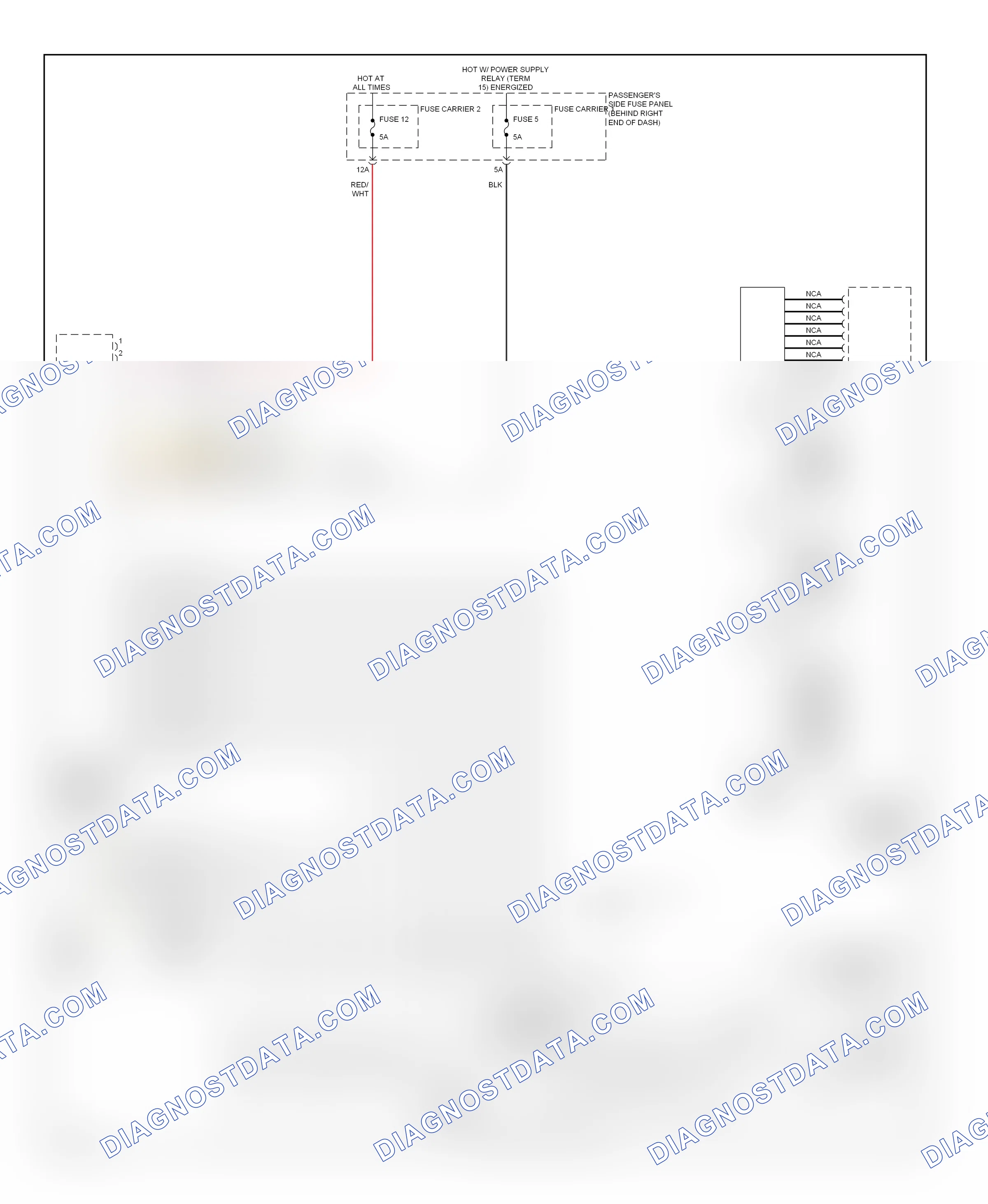 Body control modules — Steering column electronic systems control module circuit — Steering column electronic systems control module circuit. Audi A4 B8 (2007-2012)