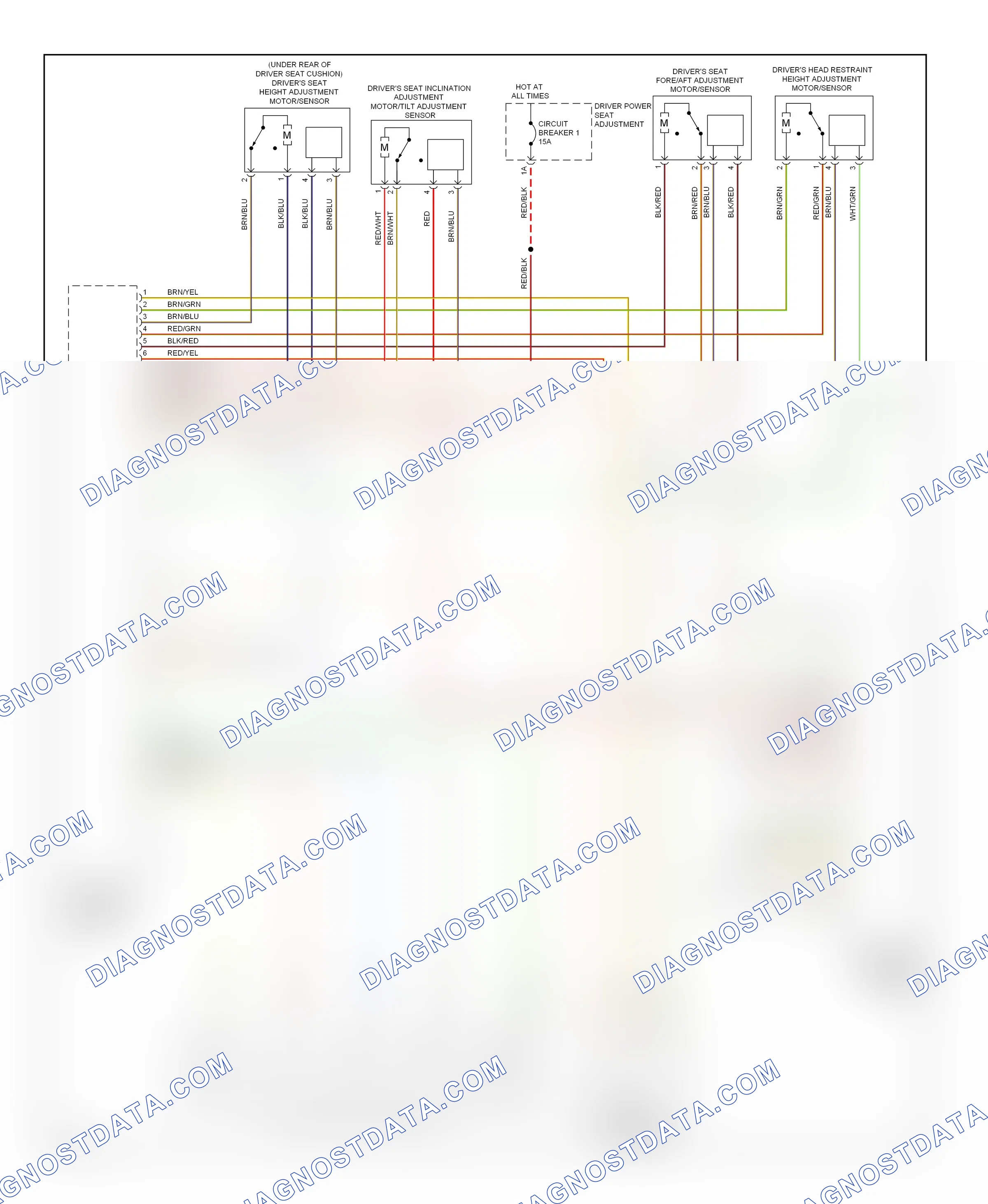 Memory systems — Memory systems circuit — Memory systems circuit (1 of 3). Audi A4 B8 (2007-2012)