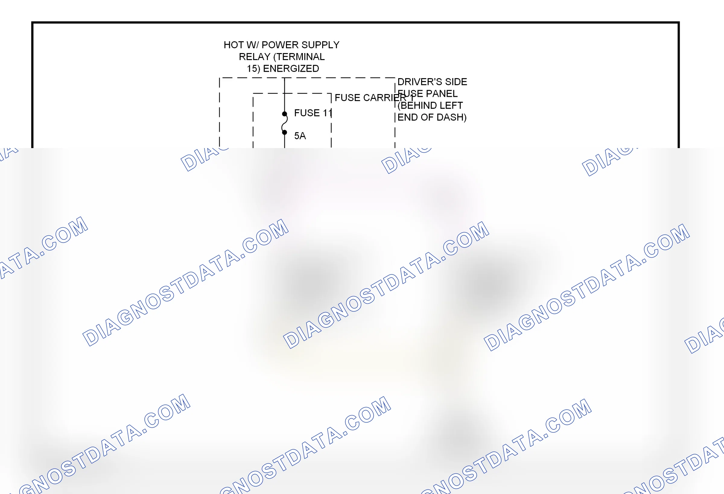 Wiper/washer — Jet heater circuit — Jet heater circuit. Audi A4 B8 (2007-2012)