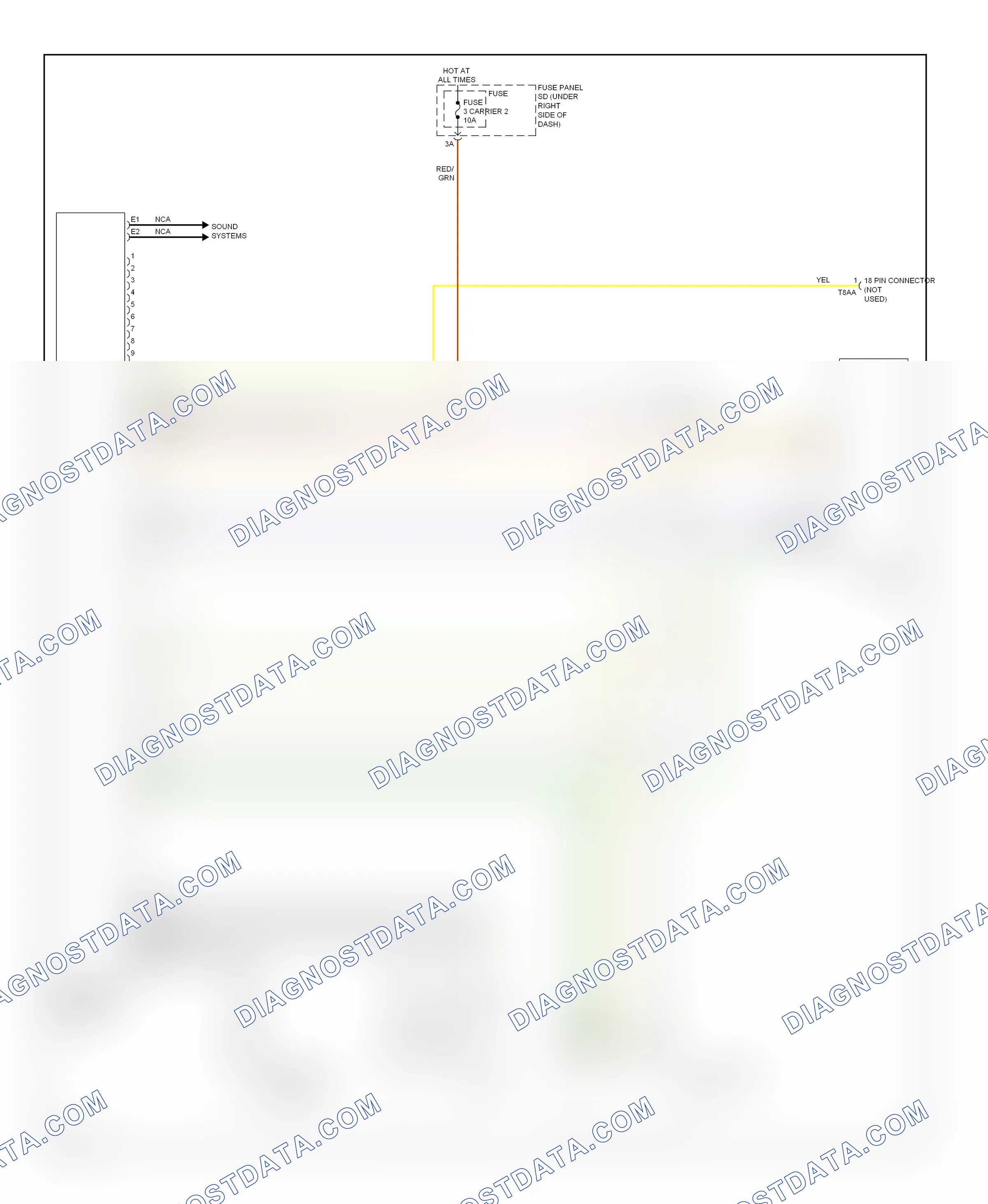 Instrument cluster — Front information display control module circuit, basic — Front information display control module circuit, basic. Audi A5 I (2007-2011)