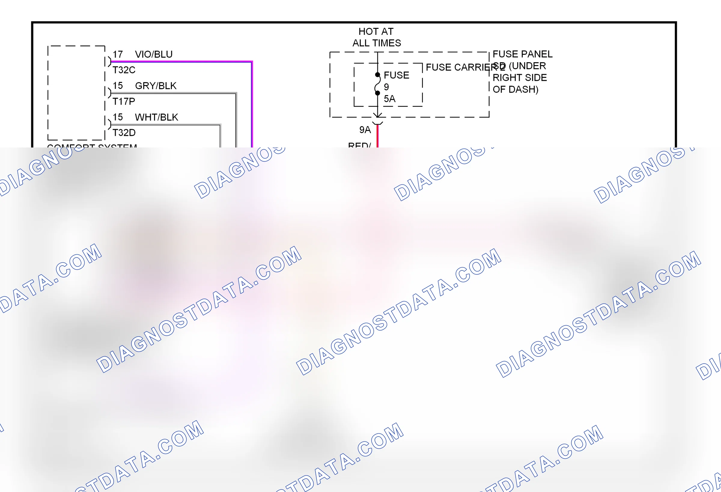 Shift interlock — Steering column circuit — Steering column circuit. Audi A5 I (2007-2011)