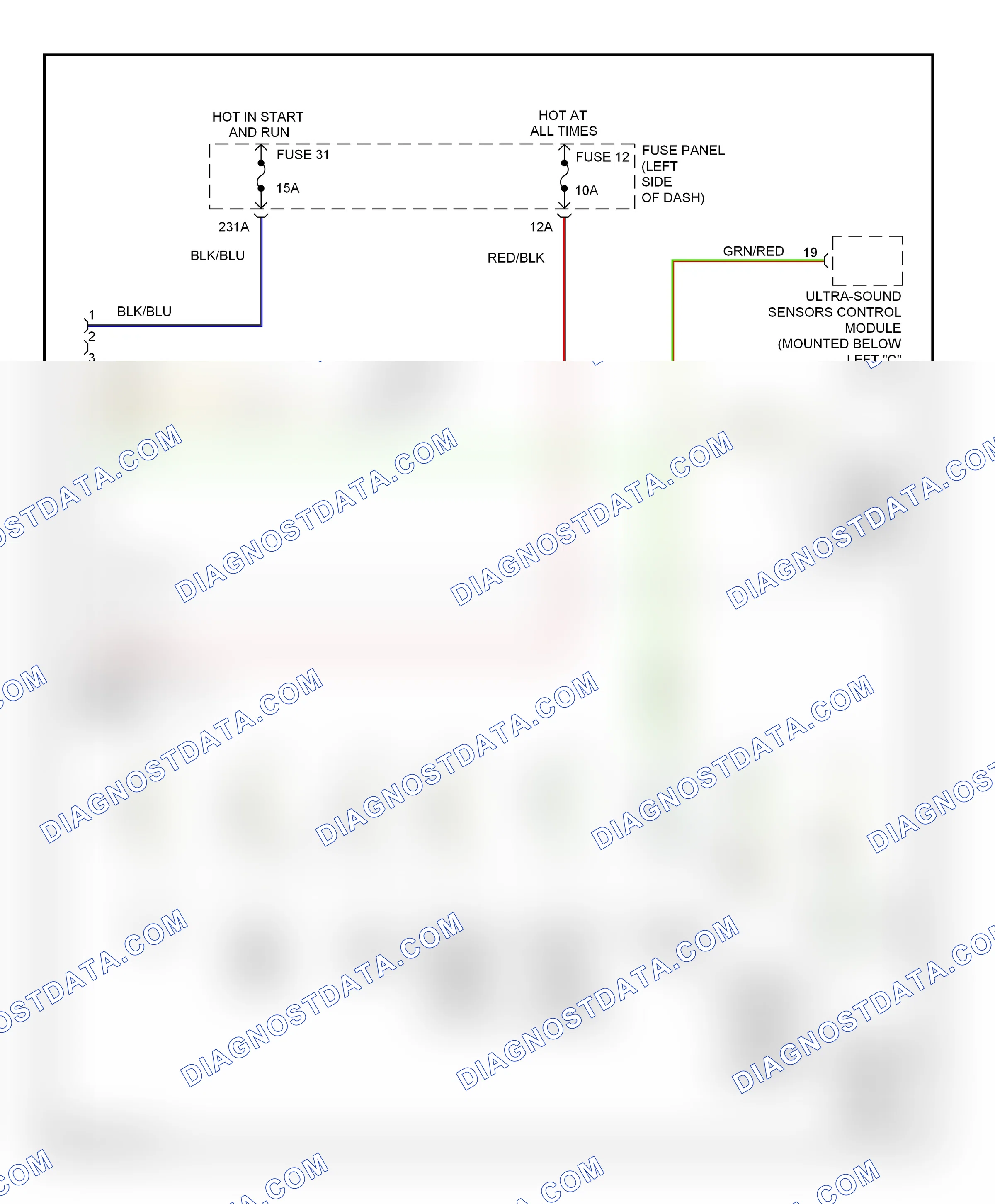 Computer data lines — Computer data lines circuit — Computer data lines circuit. Audi A6 C5 (1997-2001)