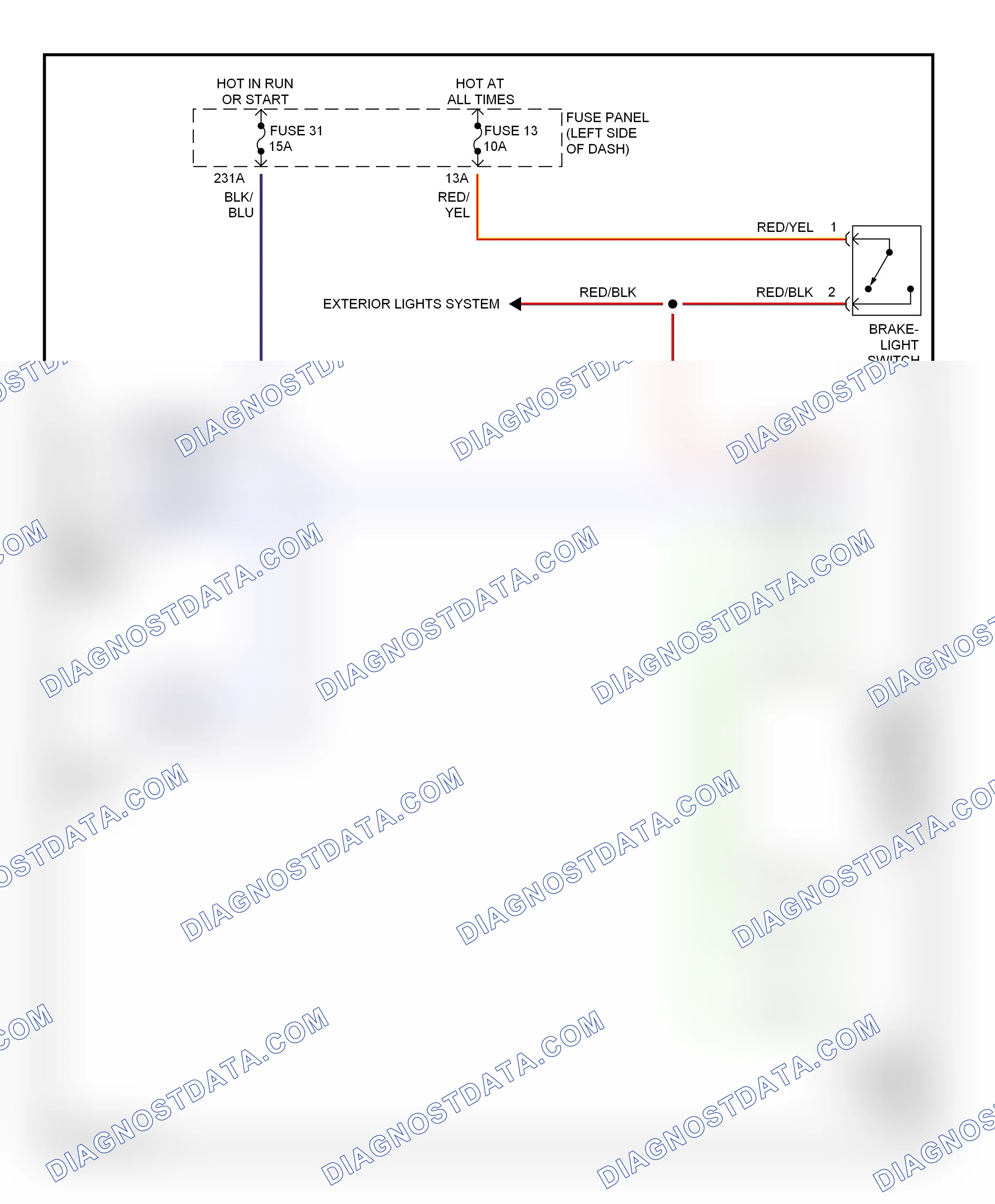 Shift interlock — Shift interlock circuit — Shift interlock circuit. Audi A6 C5 (1997-2001)