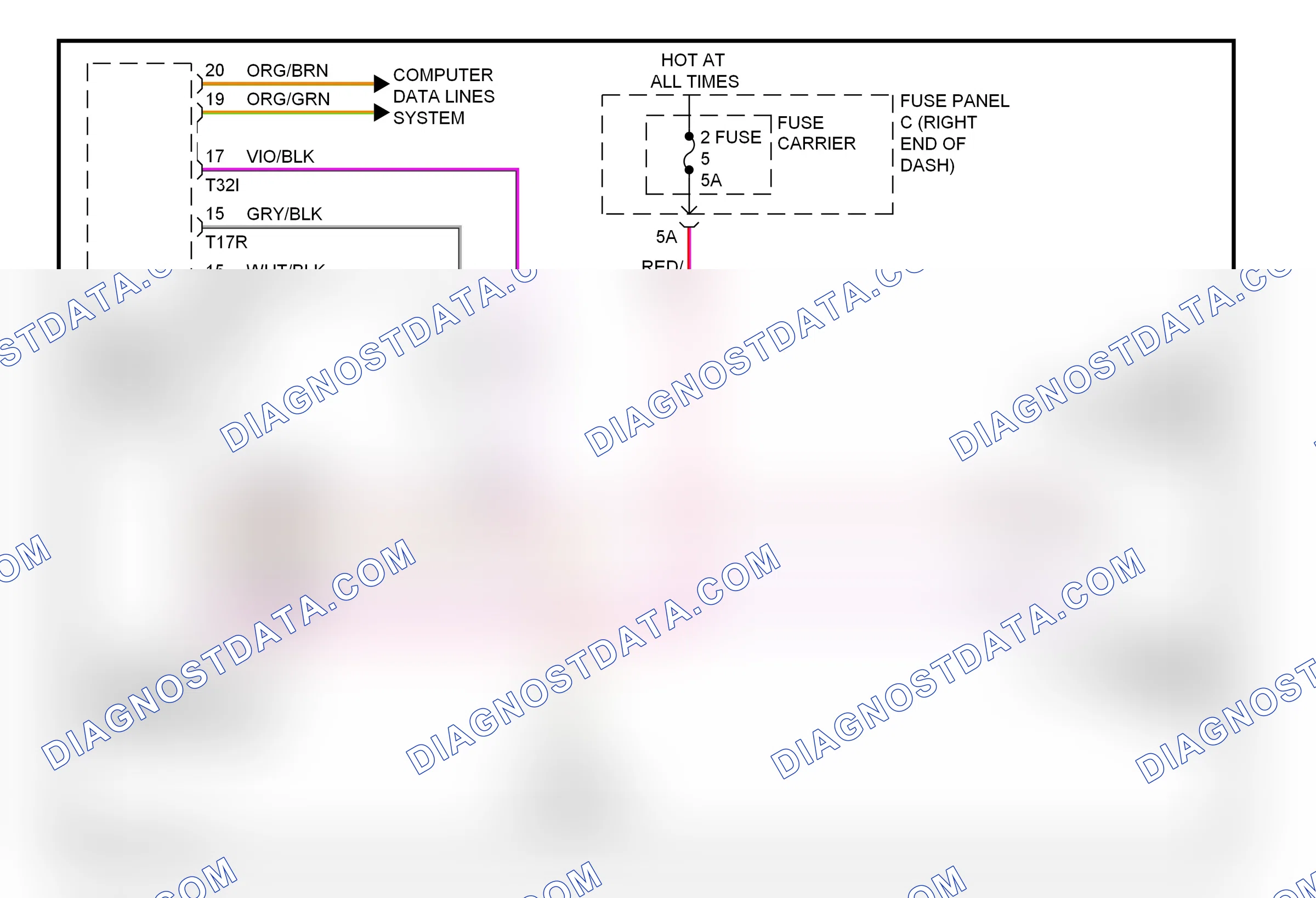 Shift interlock — Steering column circuit — Steering column circuit. Audi A7 I (2010-2014)