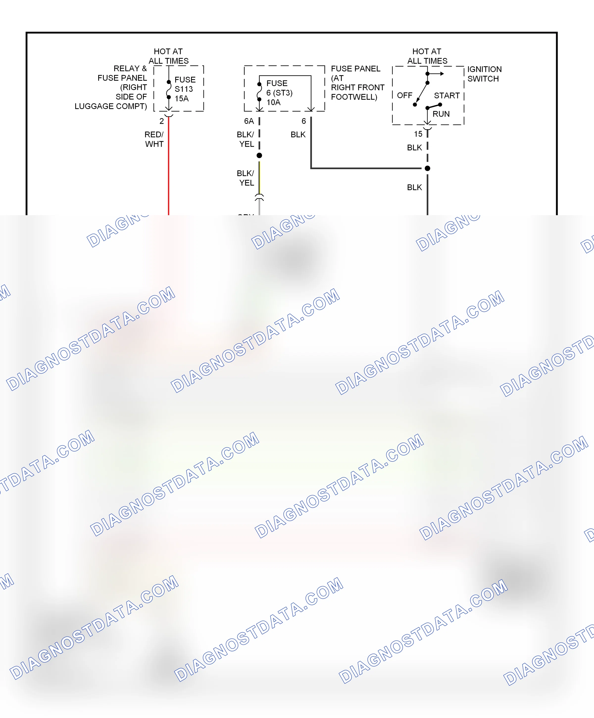 Shift interlock — Shift interlock circuit — Shift interlock circuit. Audi A8 D2 facelift (1999-2002)
