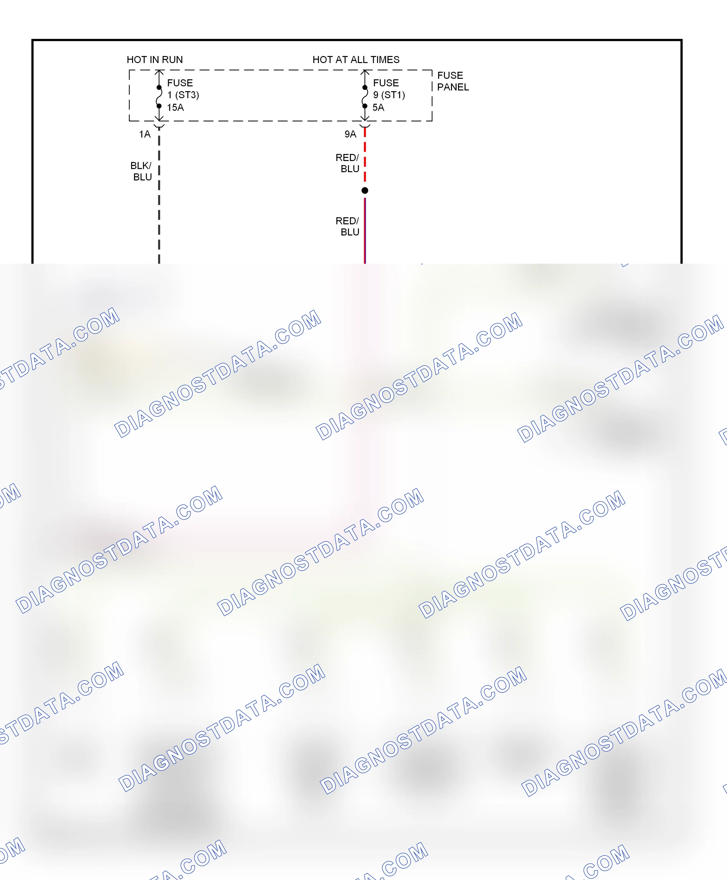 Computer data lines — Computer data lines circuit — Computer data lines circuit. Audi A8 D2 (1994-1999)