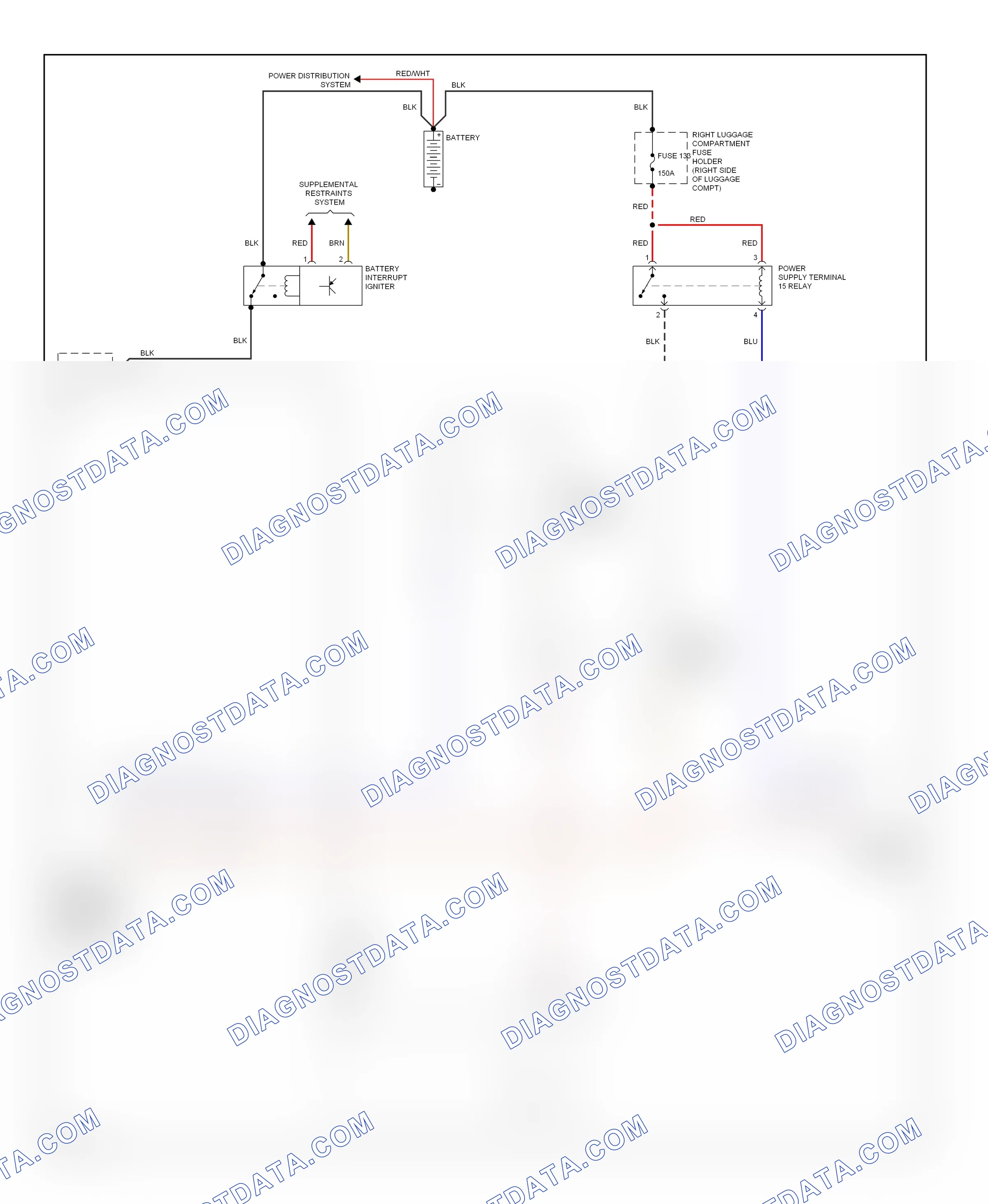 Starting/charging — Starting circuit — Starting circuit. Audi A8 D3 facelift 2 (2007-2010)