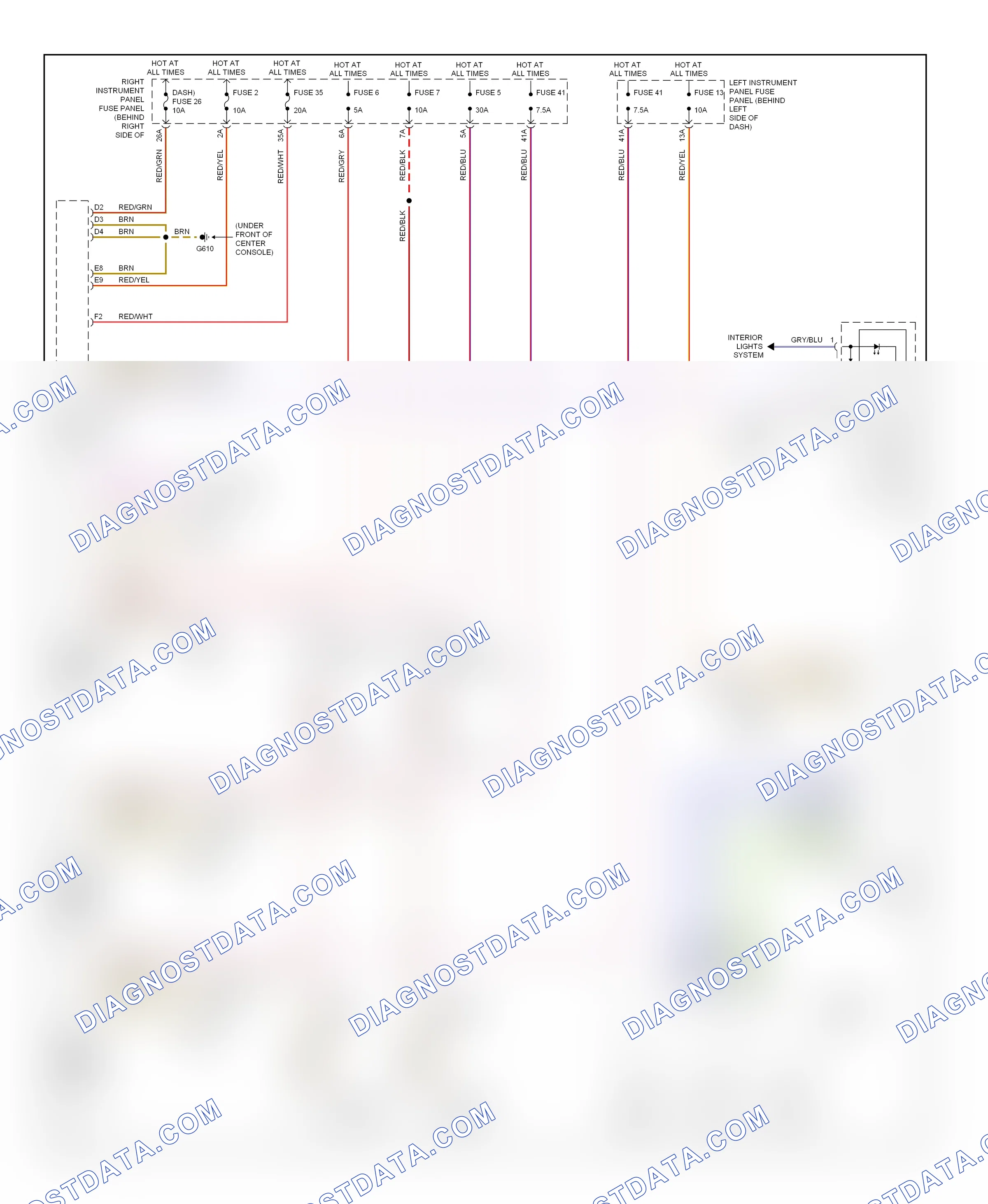 Power windows — Rear window sun shade circuit — Rear window sun shade circuit. Audi A8 D3 facelift (2005-2007)