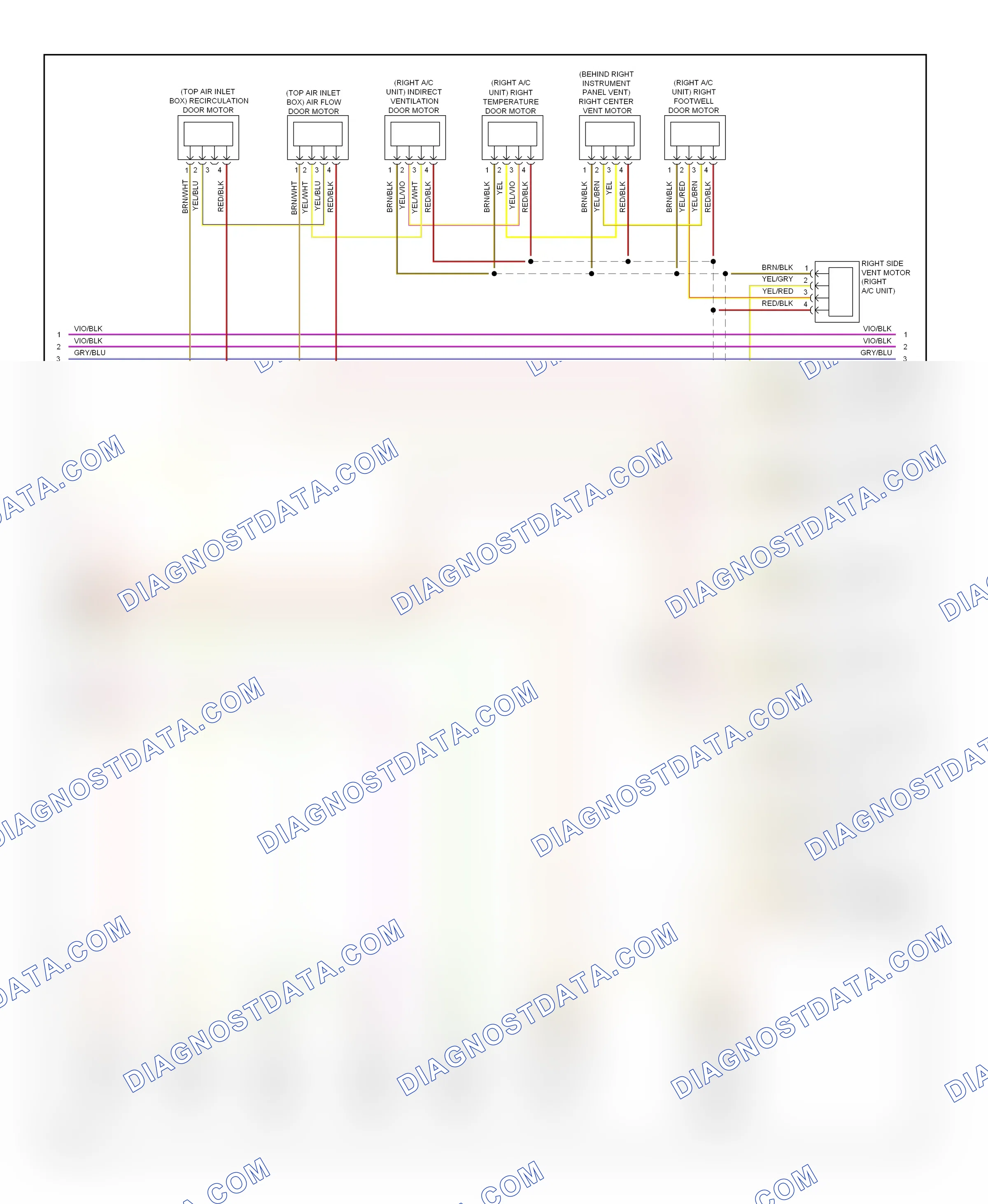 Air conditioning — Automatic a/c circuit — Automatic a/c circuit (2 of 4). Audi A8 D4 (2010-2014)