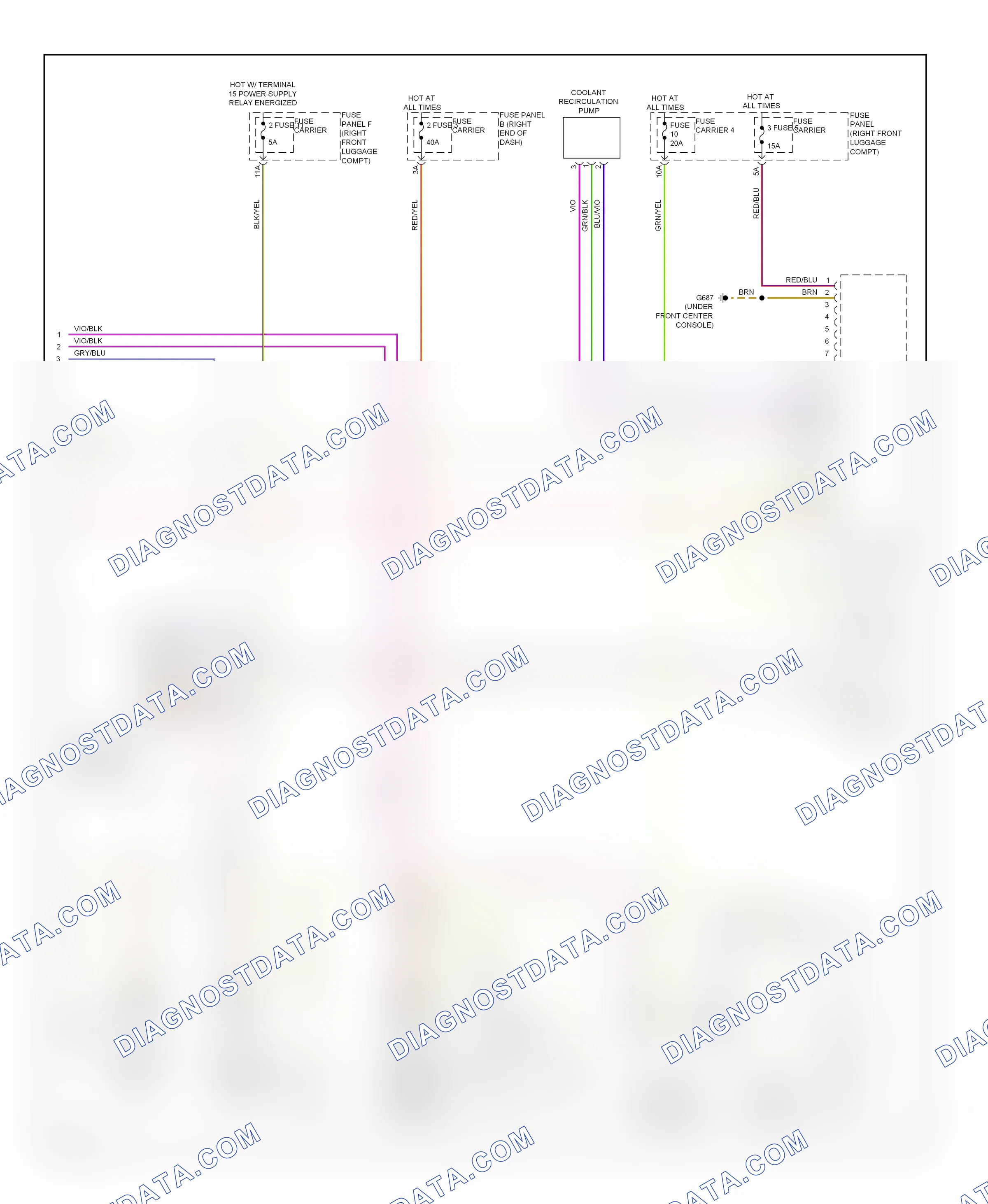 Air conditioning — Automatic a/c circuit — Automatic a/c circuit (4 of 4). Audi A8 D4 (2010-2014)