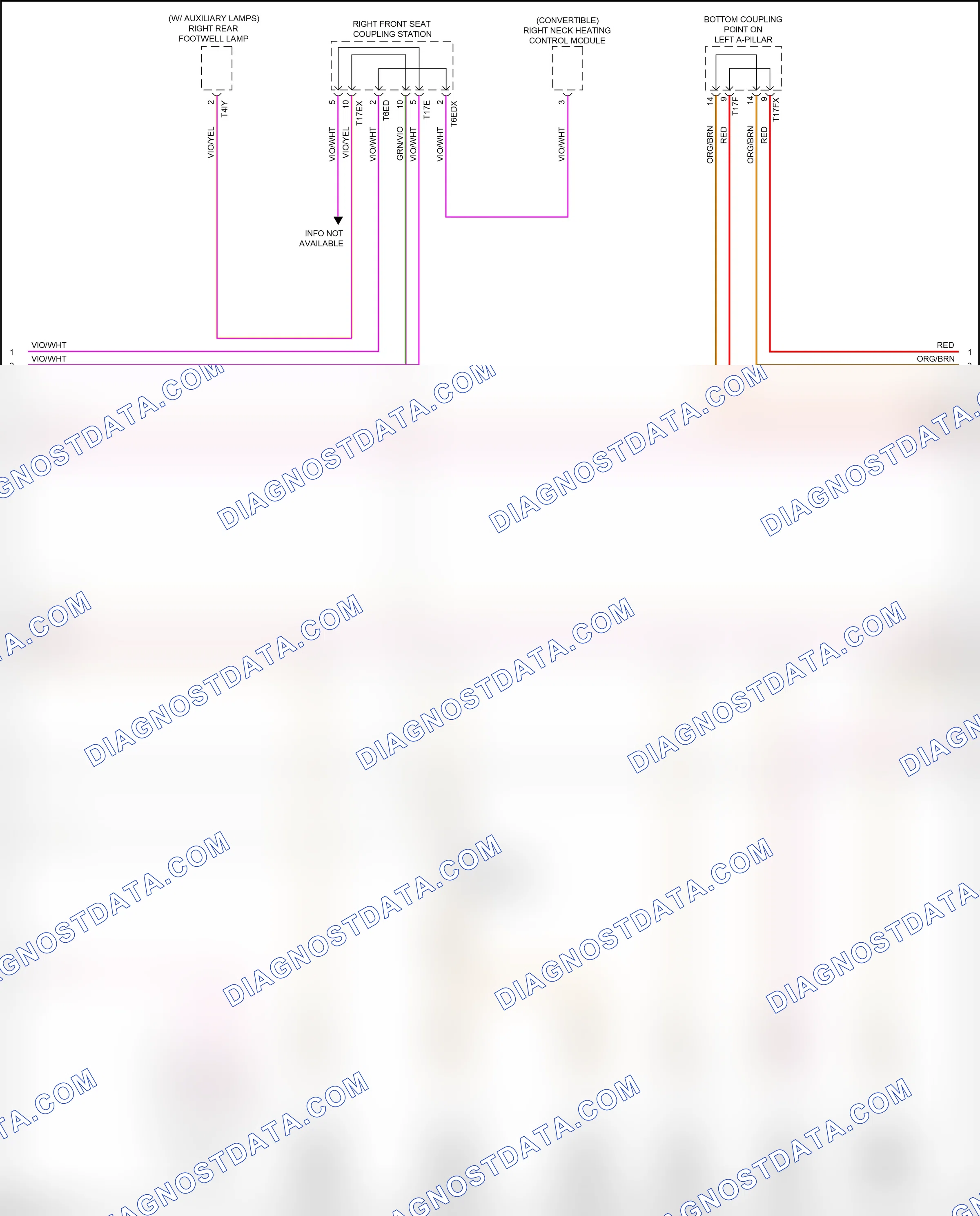 Computer data lines — Computer data lines circuit — Computer data lines circuit (6 of 8). Audi S5 II (2016-2019)