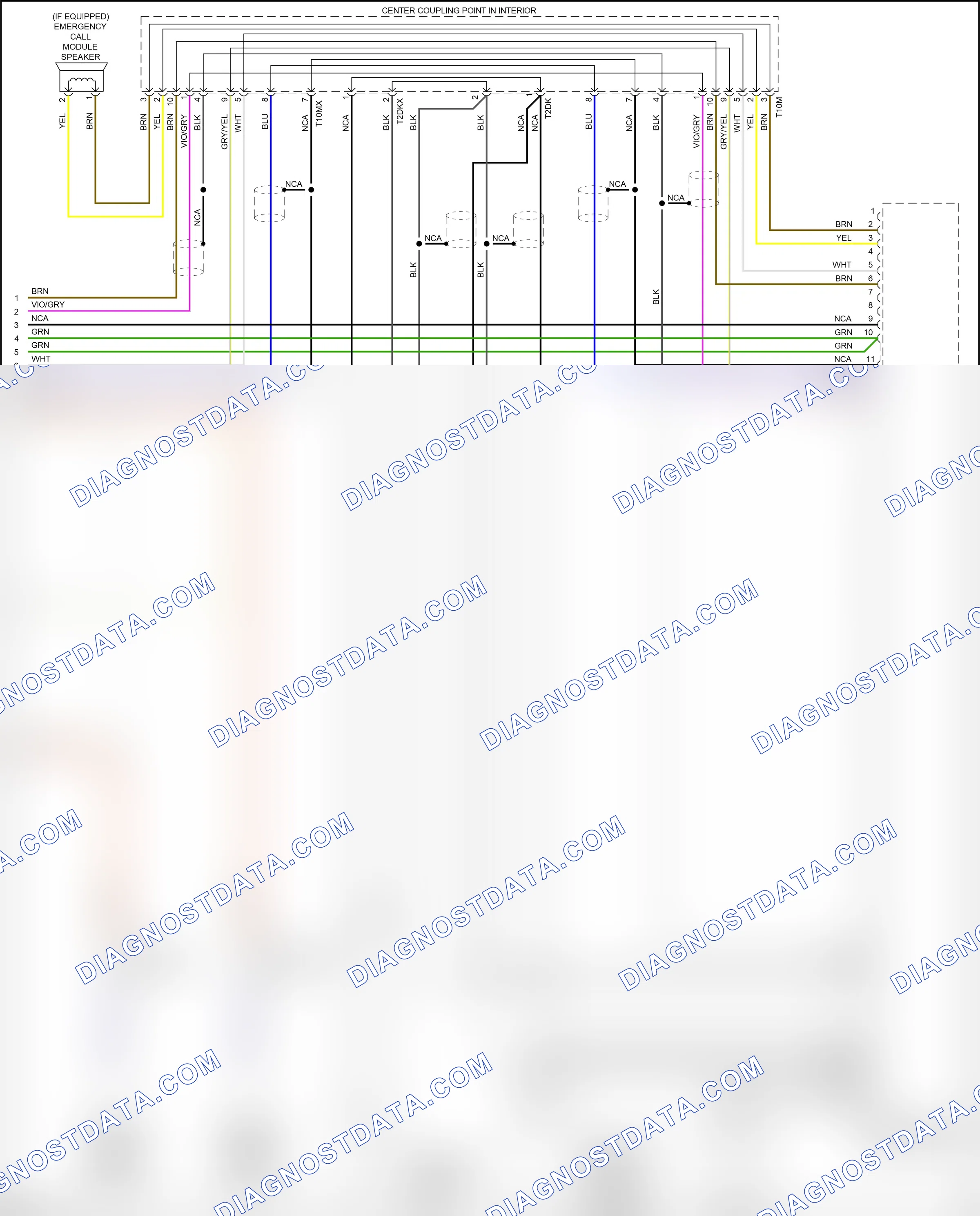 Computer data lines — Computer data lines circuit — Computer data lines circuit (8 of 8). Audi S5 II (2016-2019)