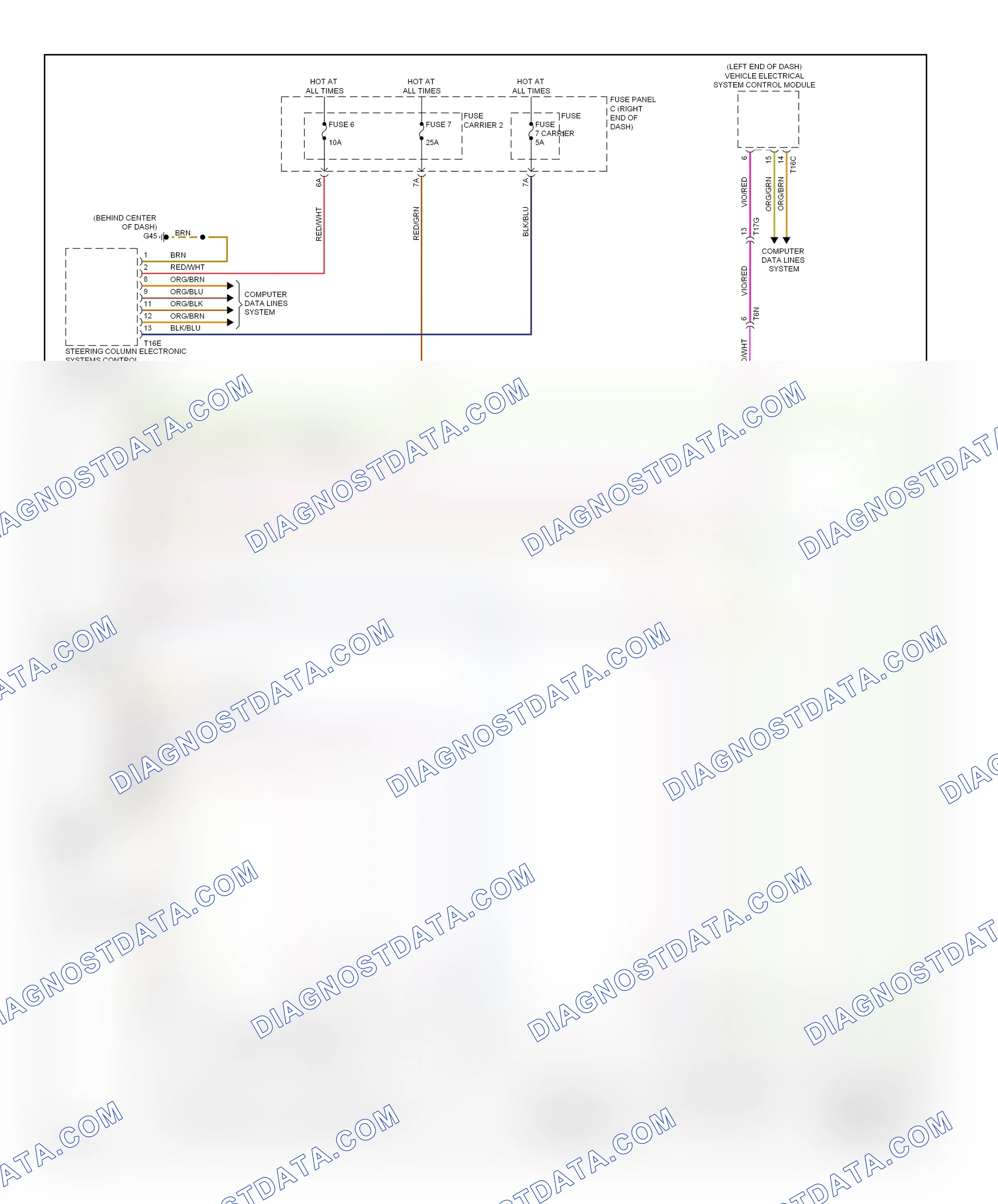 Memory systems — Steering column memory circuit — Steering column memory circuit. Audi S6 C7 (2012-2014)