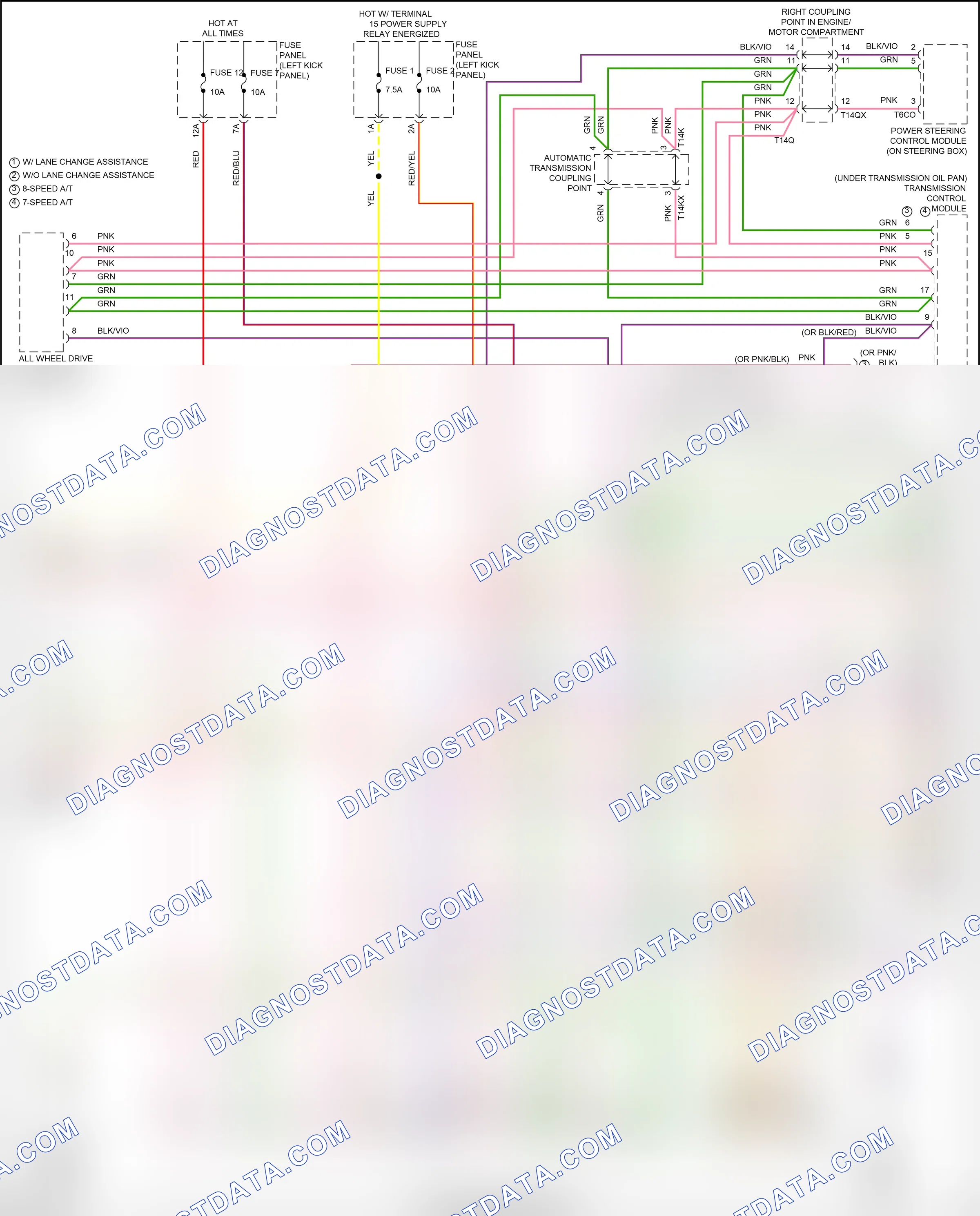 Computer data lines — Computer data lines circuit — Computer data lines circuit (1 of 9). Audi S6 C8 (2019-2024)
