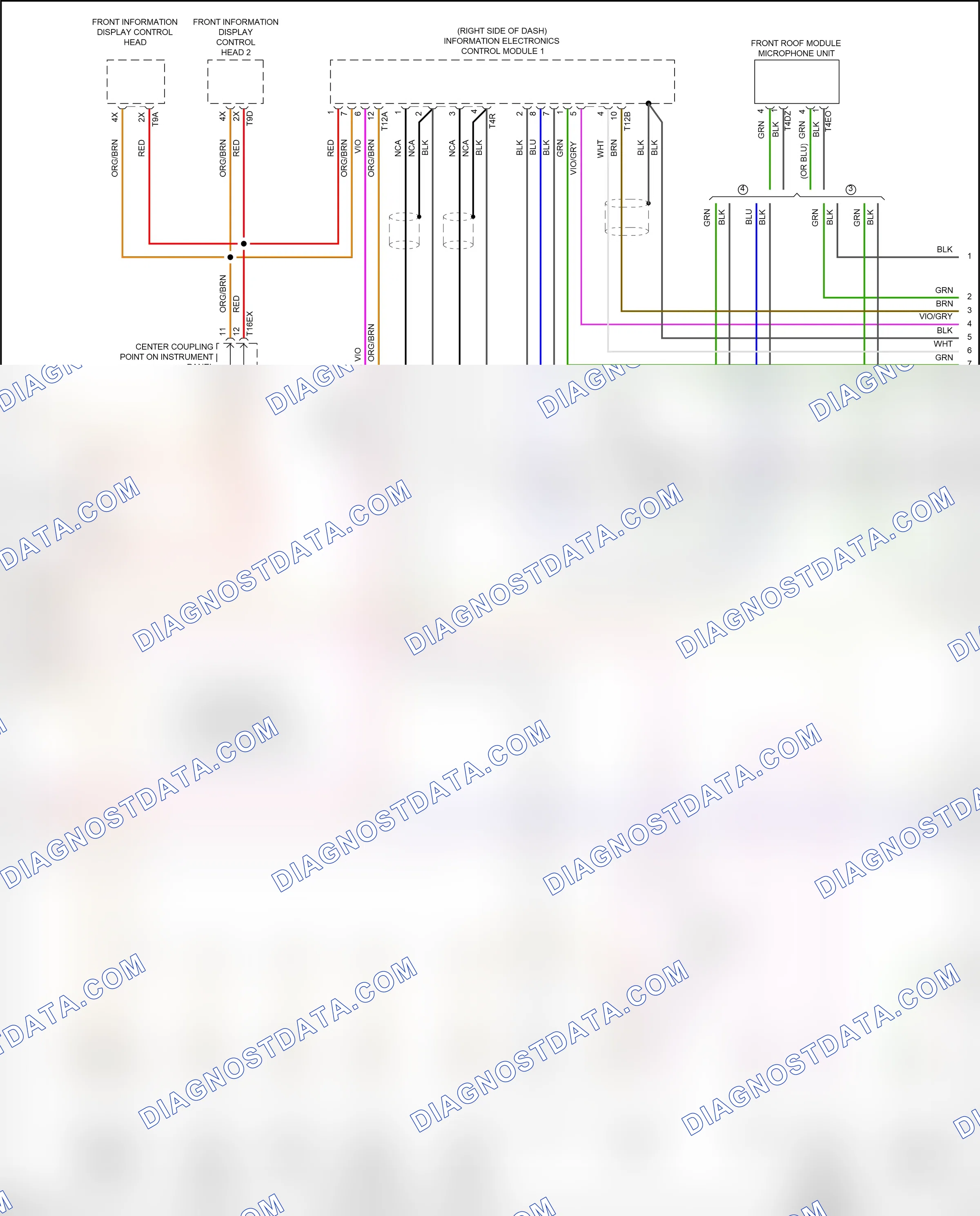 Computer data lines — Computer data lines circuit — Computer data lines circuit (8 of 9). Audi S6 C8 (2019-2024)