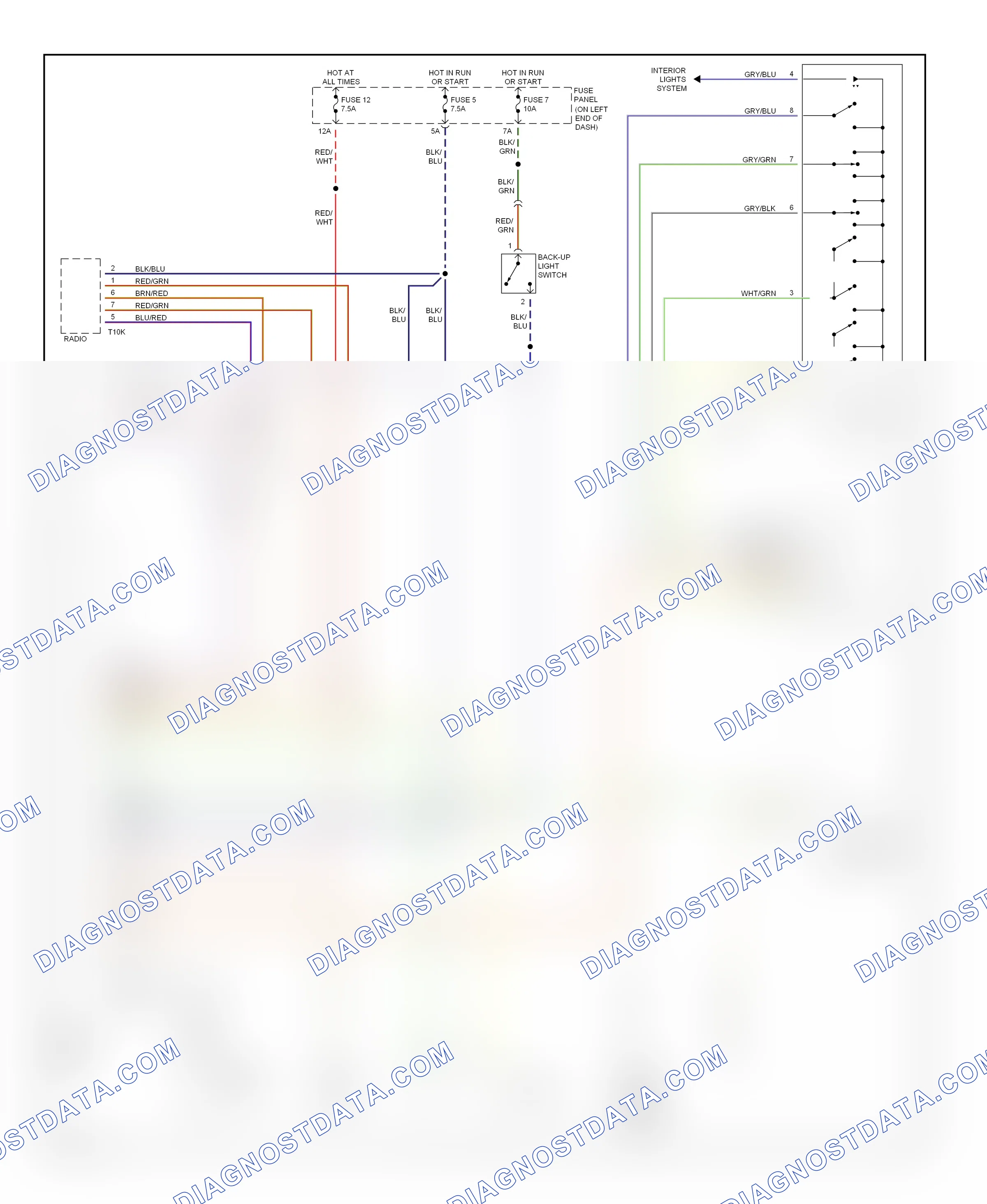 Navigation — Navigation circuit — Navigation circuit. Audi TT 8N (1998-2003)