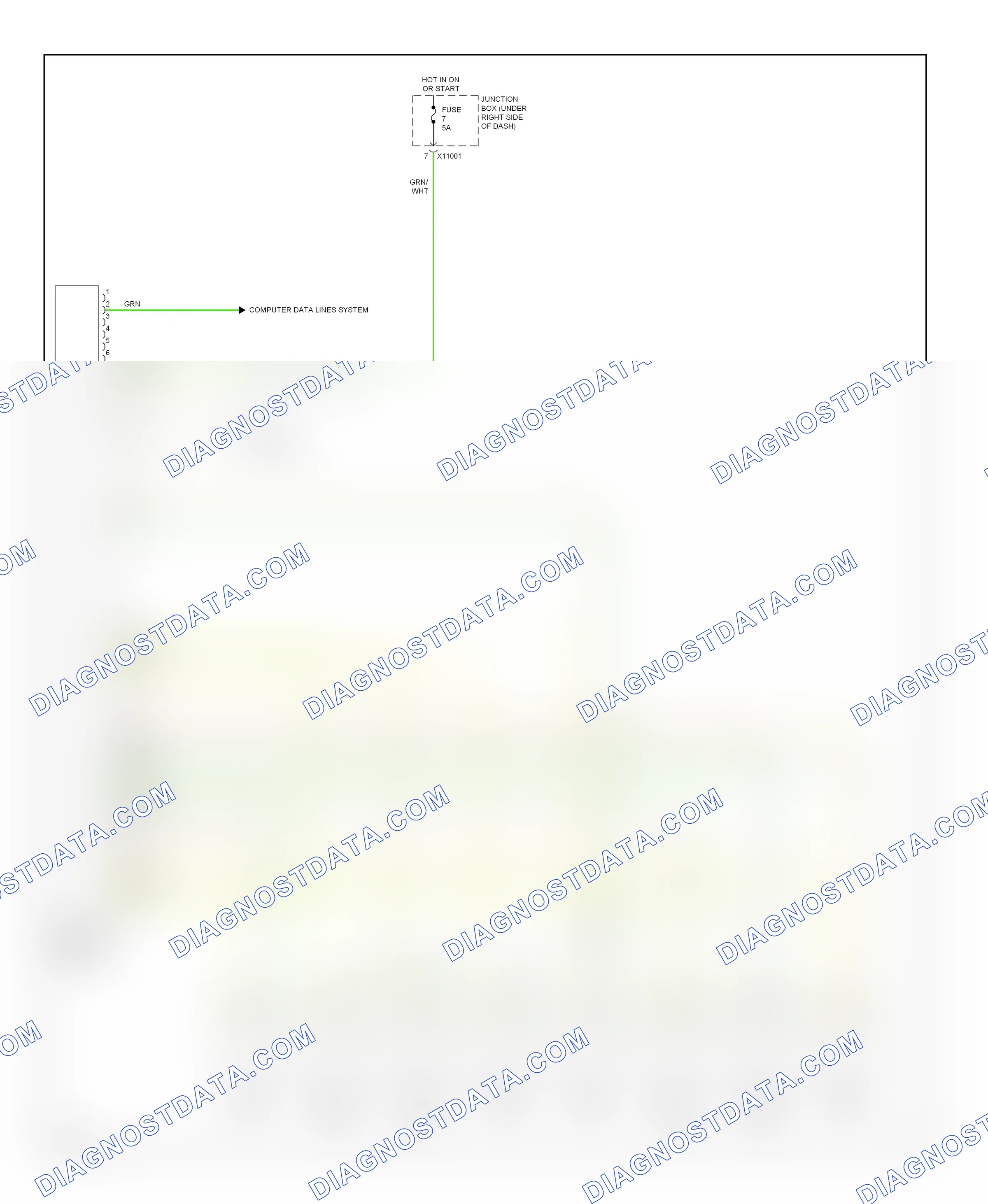Navigation — Parking assistant circuit — Parking assistant circuit. BMW 1 series E81/E82/E87/E88 facelift (2007-2011)