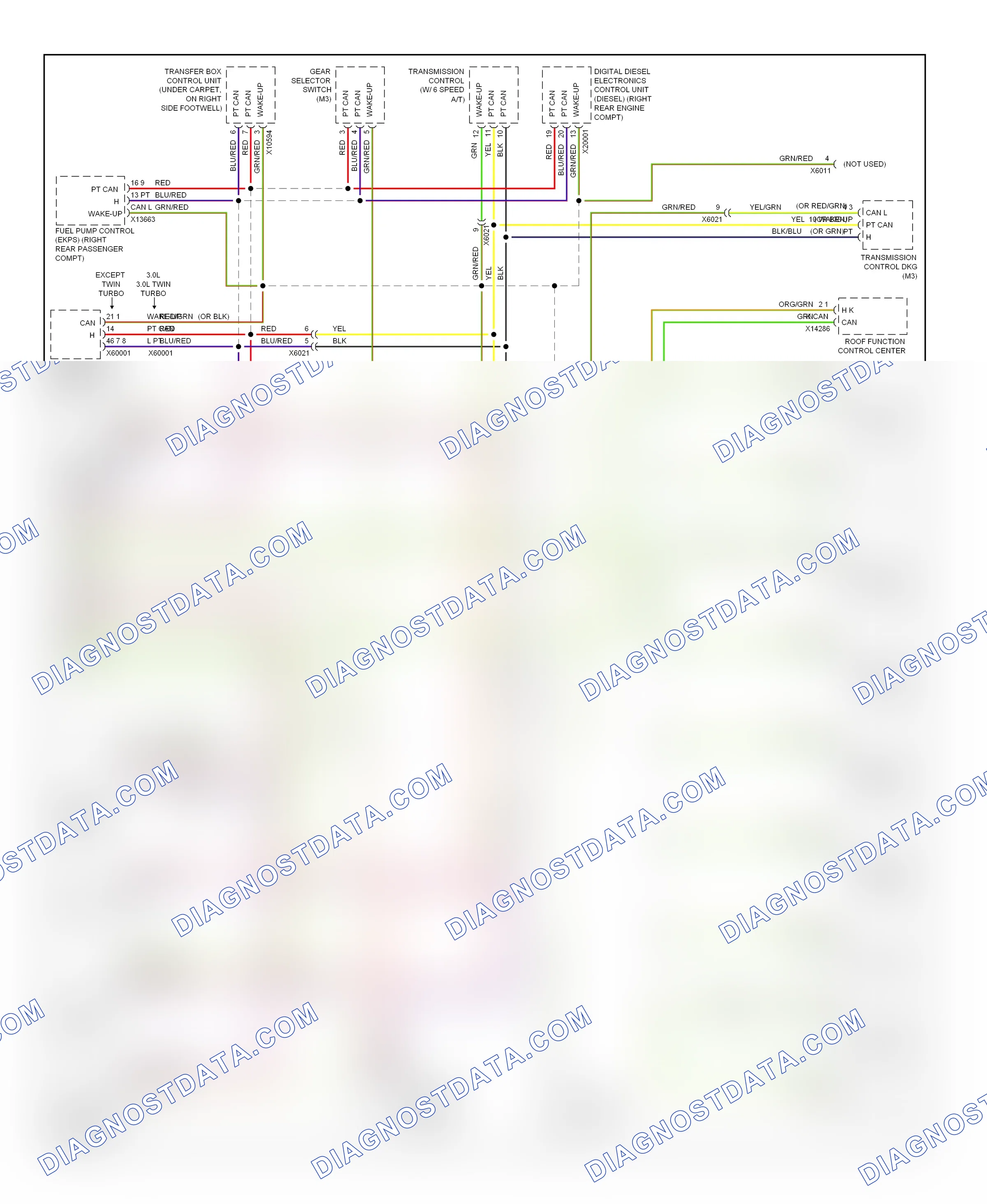 Computer data lines — Computer data lines circuit — Computer data lines circuit (2 of 2). BMW 3 series E90/E91/E92/E93 facelift (2008-2013)