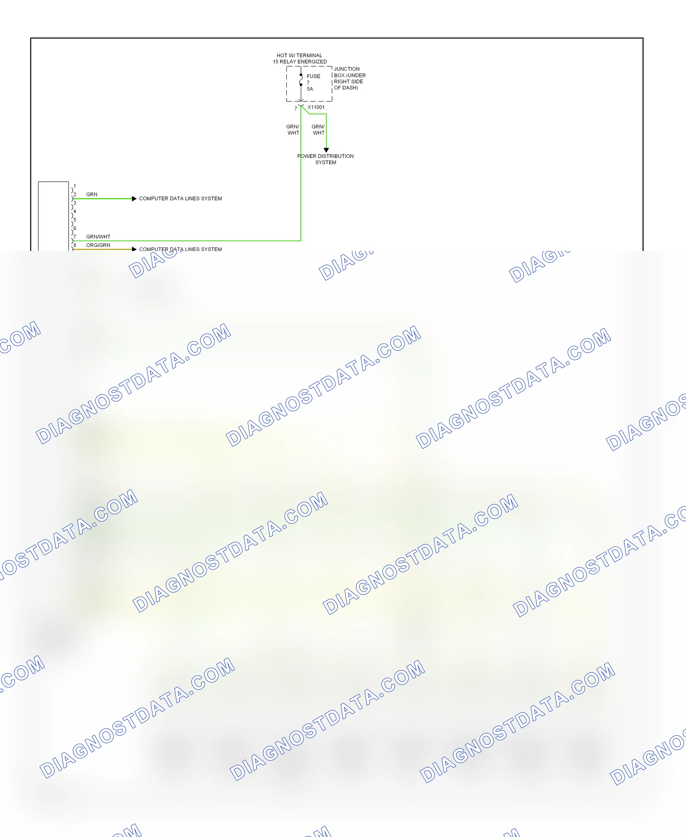 Navigation — Parking assistant circuit — Parking assistant circuit. BMW 3 series E90/E91/E92/E93 facelift (2008-2013)