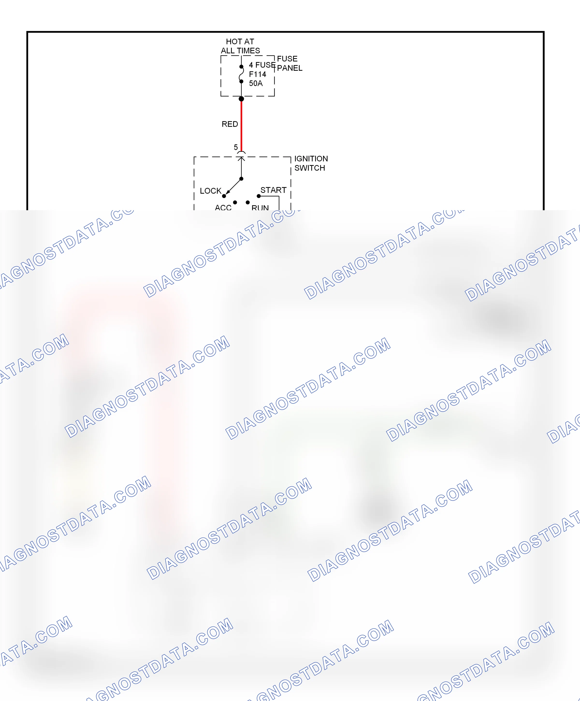 Starting/charging — Starting circuit — Starting circuit. BMW 5 series E39 (1995-2000)