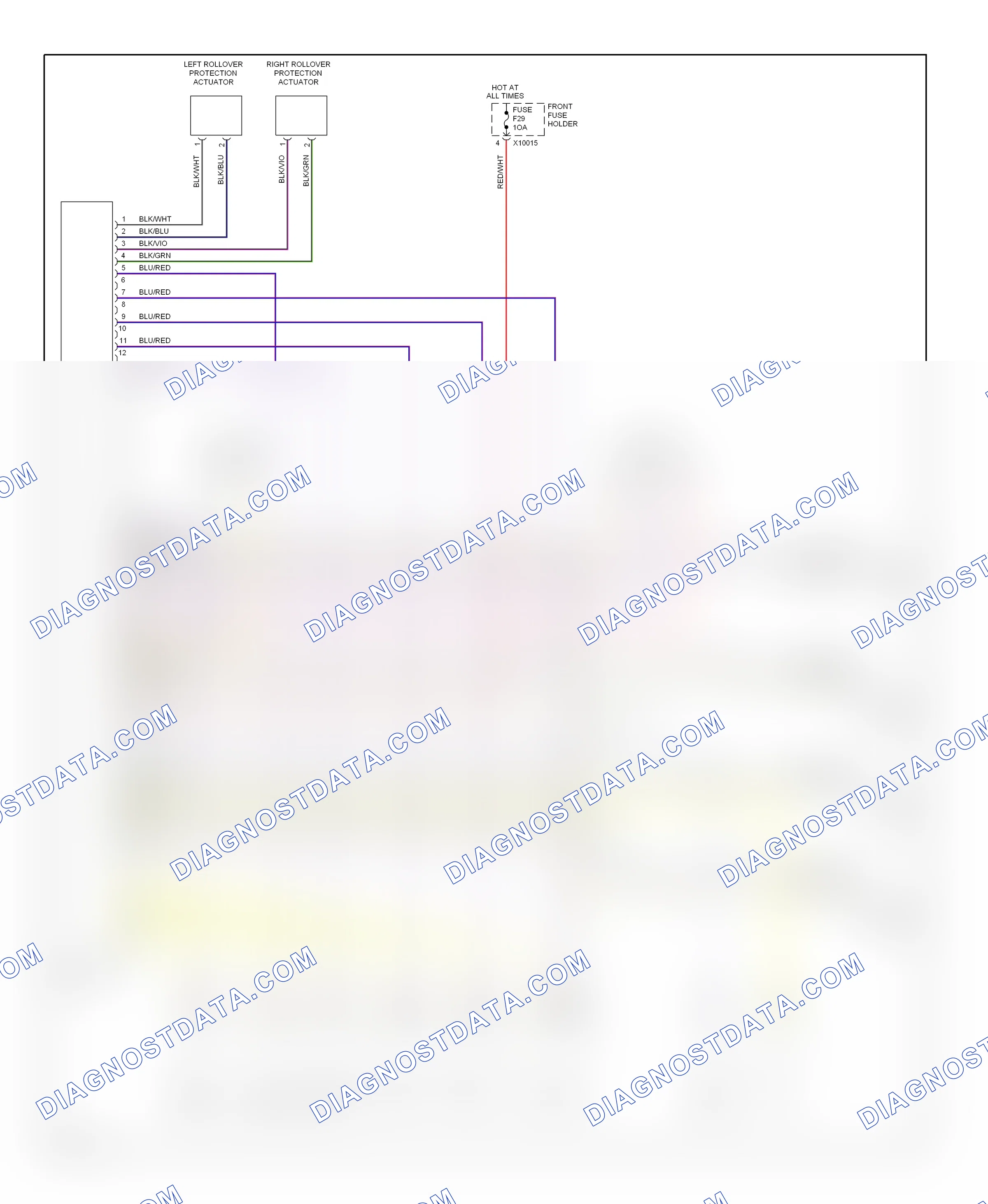 Computer data lines — Data bus circuit — Data bus circuit (3 of 3). BMW 5 series E60/E61 (2002-2007)