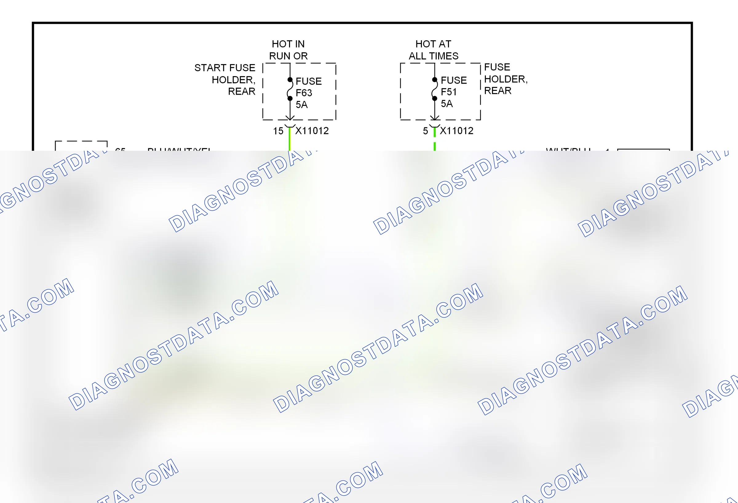 Power mirrors — Electrochromic mirror circuit — Electrochromic mirror circuit. BMW 5 series E60/E61 (2002-2007)