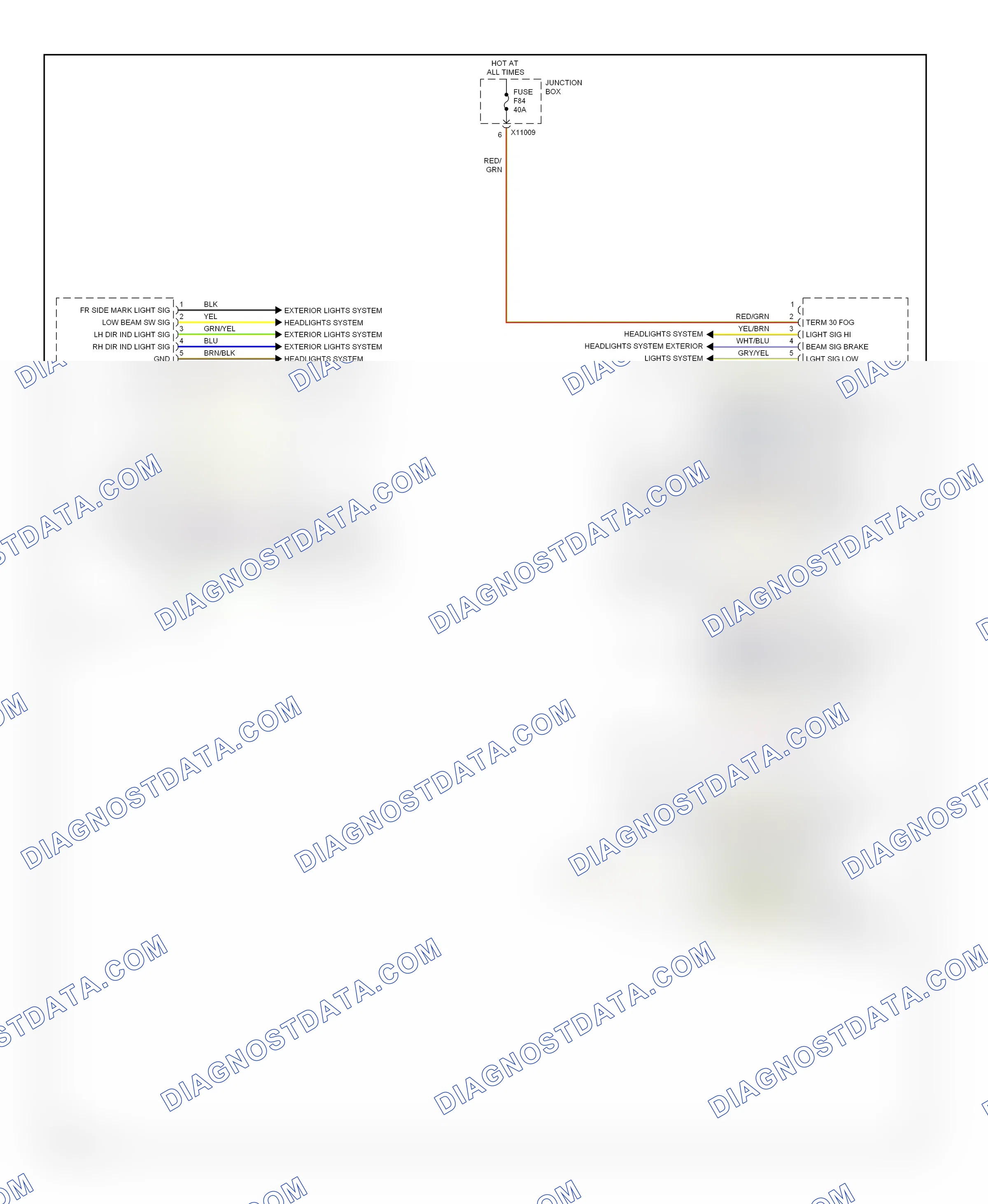 Body control modules — Body control modules circuit — Body control modules circuit (1 of 2). BMW M3 E90 (2007-2013)