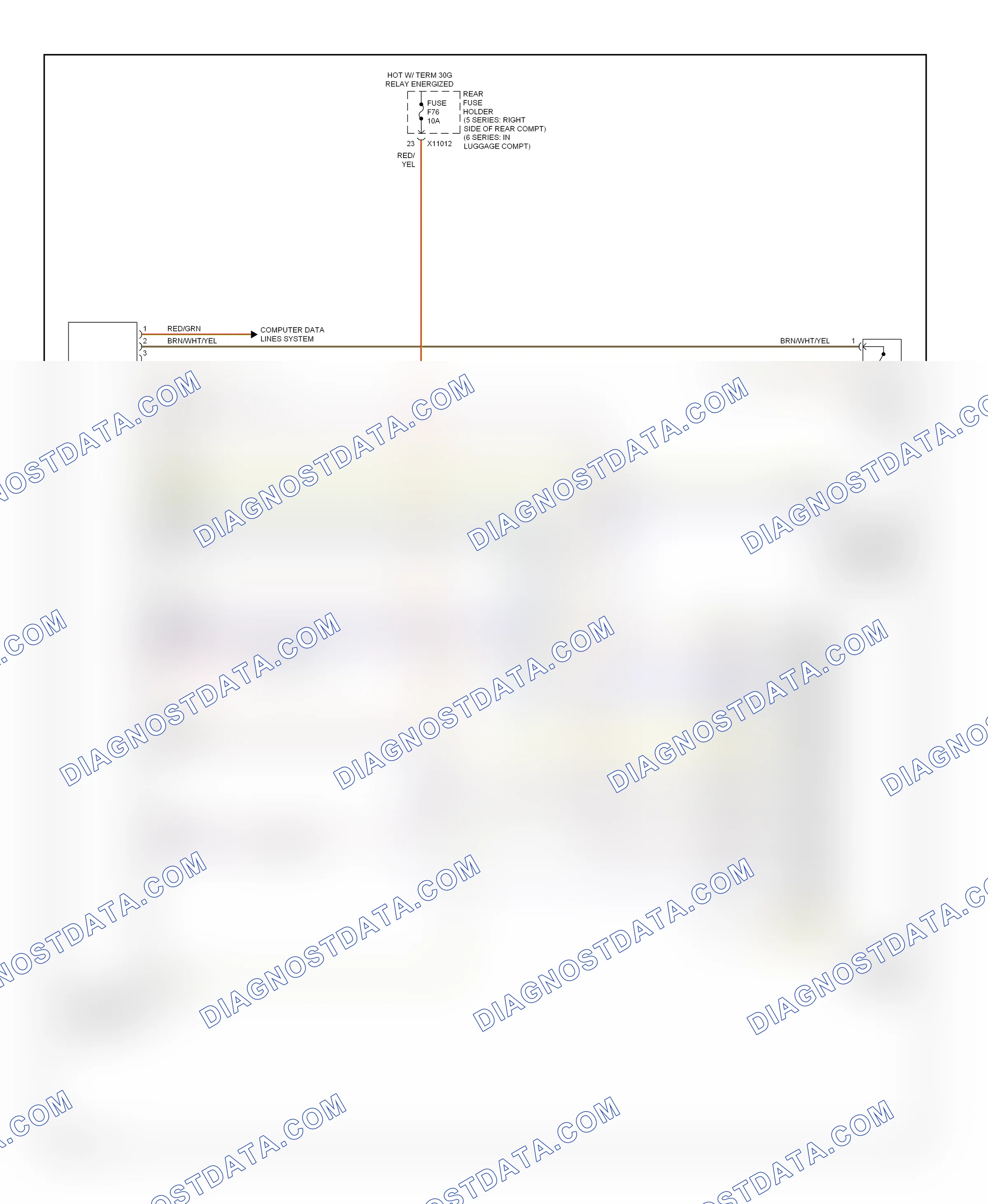 Electronic suspension — Dynamic drive suspension circuit — Dynamic drive suspension circuit. BMW M5 E60/E61 (2004-2010)