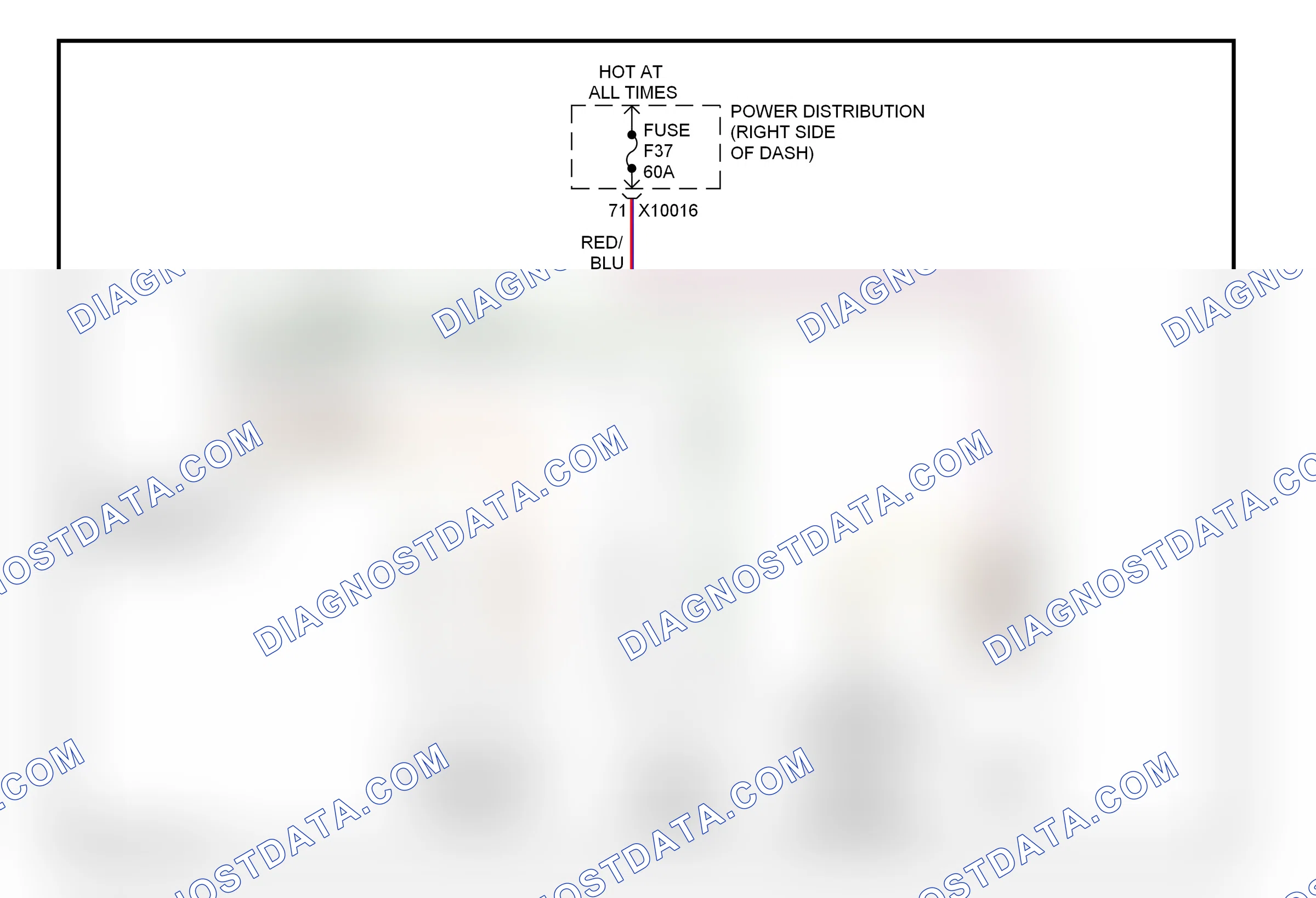 Cooling fan — Cooling fan circuit — Cooling fan circuit. BMW X3 E83 (2003-2006)