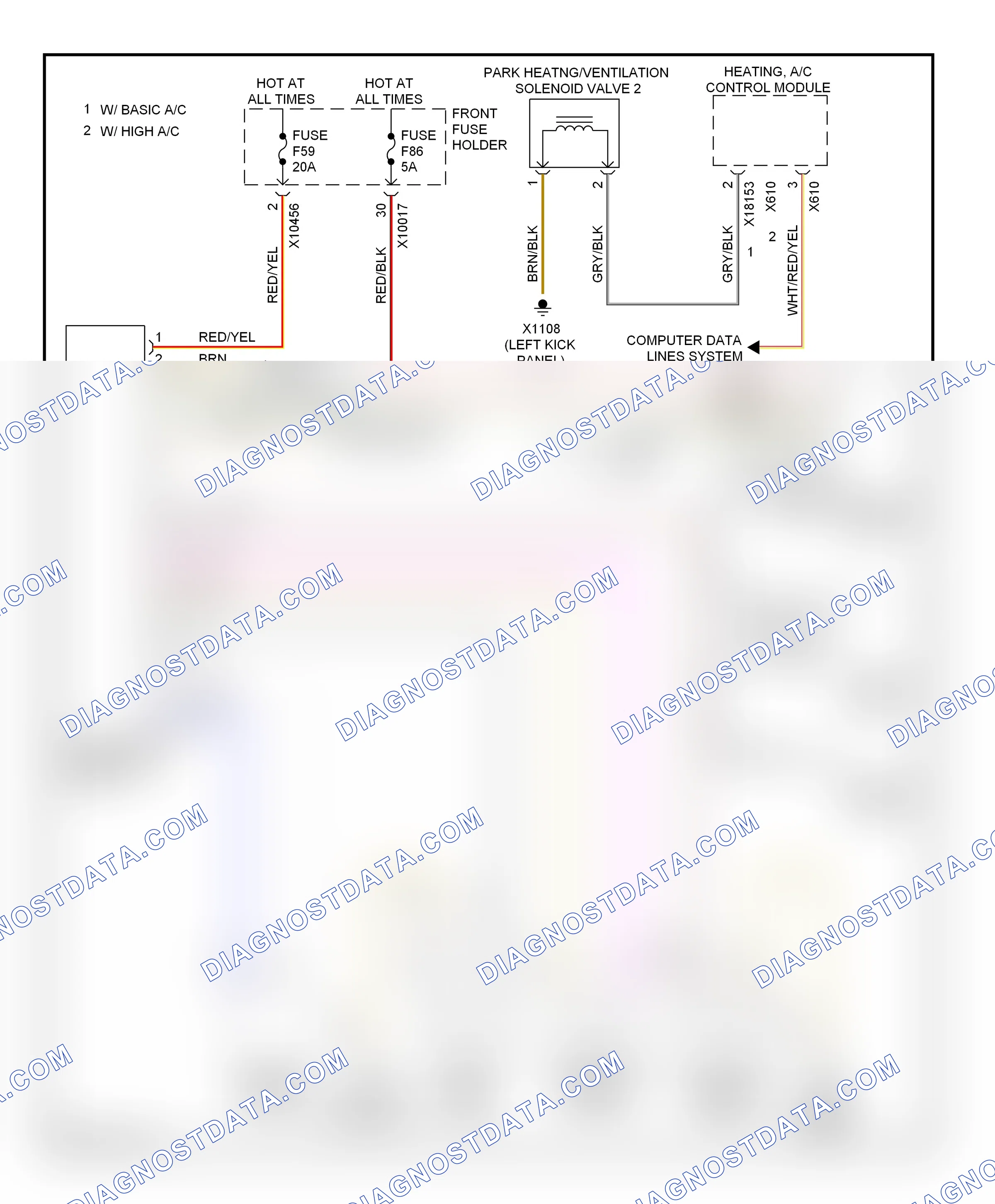 Air conditioning — Independent heating circuit — Independent heating circuit. BMW X5 E53 (1999-2003)