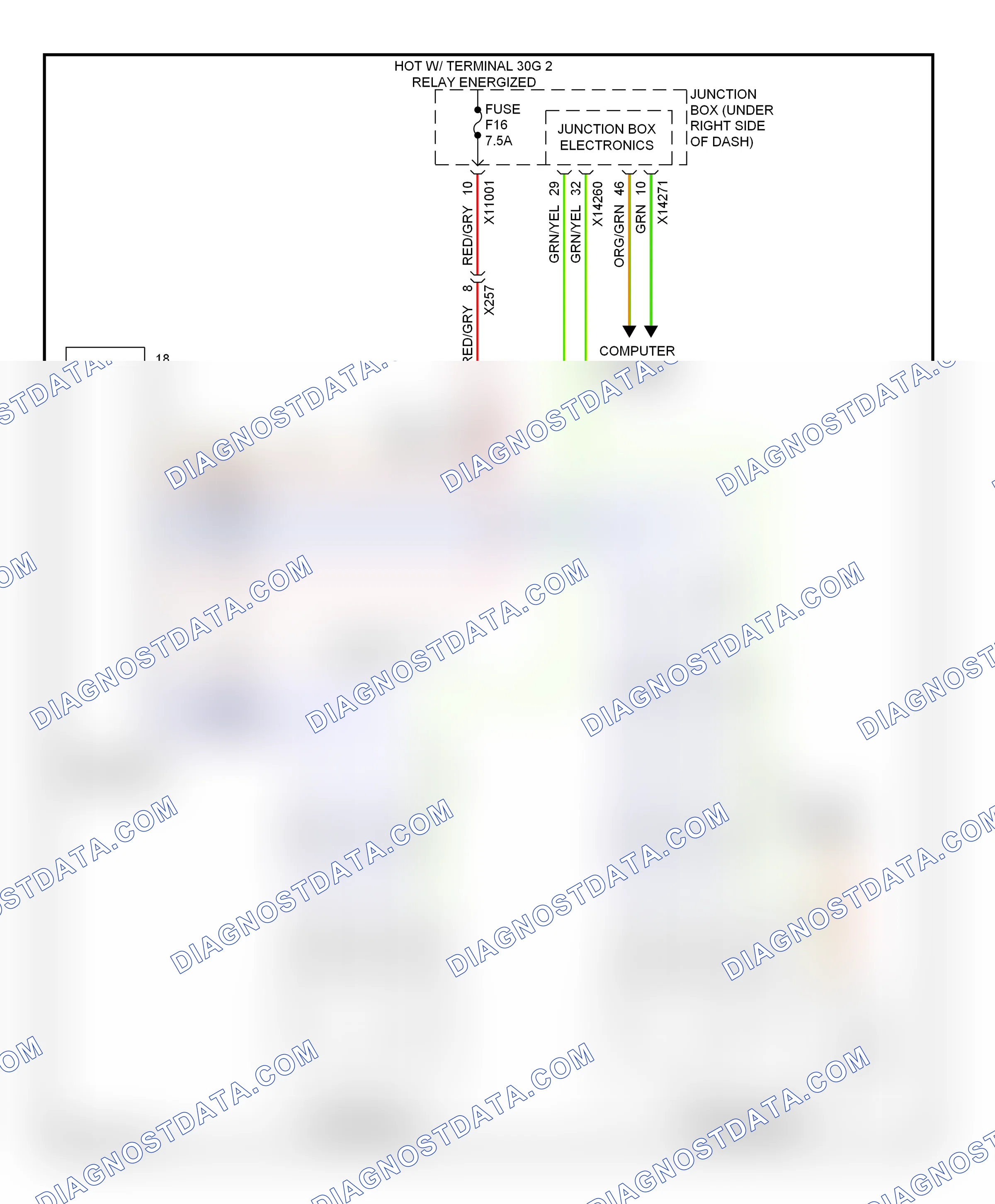 Memory systems — Memory mirrors circuit, without lin bus function — Memory mirrors circuit, without lin bus function. BMW X6 E71 (2007-2012)