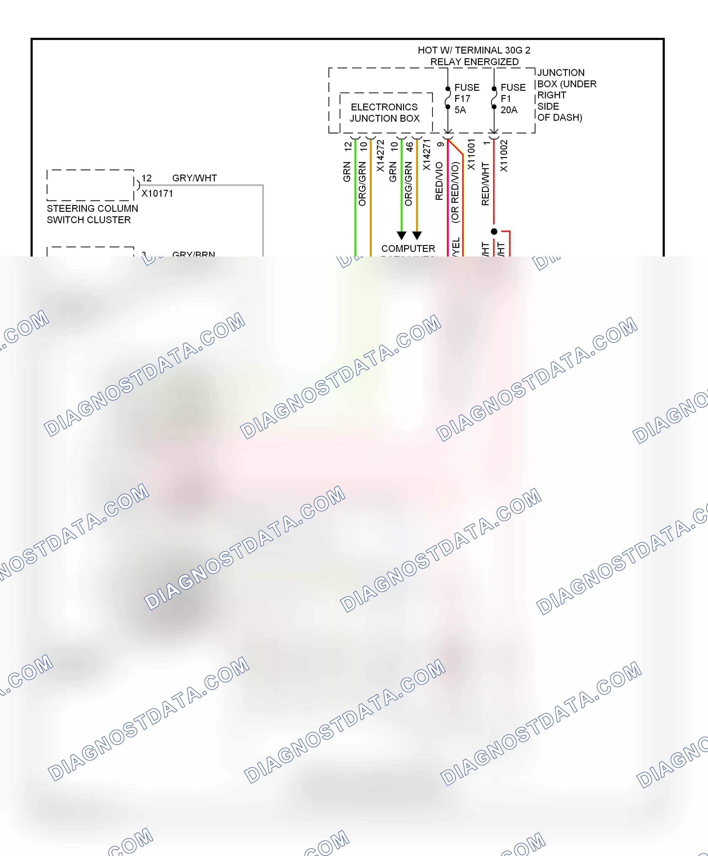 Memory systems — Steering column memory circuit — Steering column memory circuit. BMW X6 E71 (2007-2012)