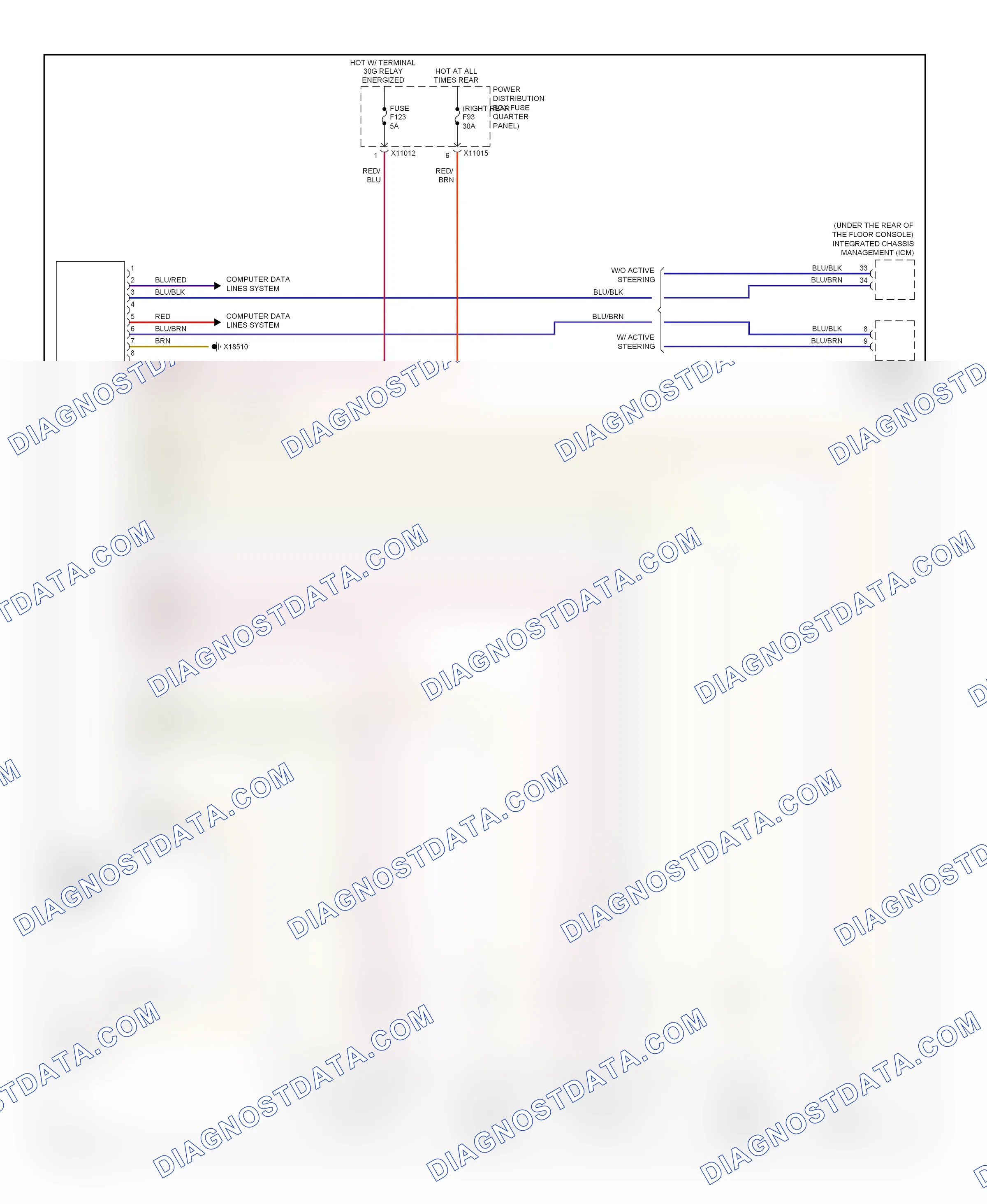 Transmission — Rear axle circuit — Rear axle circuit. BMW X6 E71 (2007-2012)