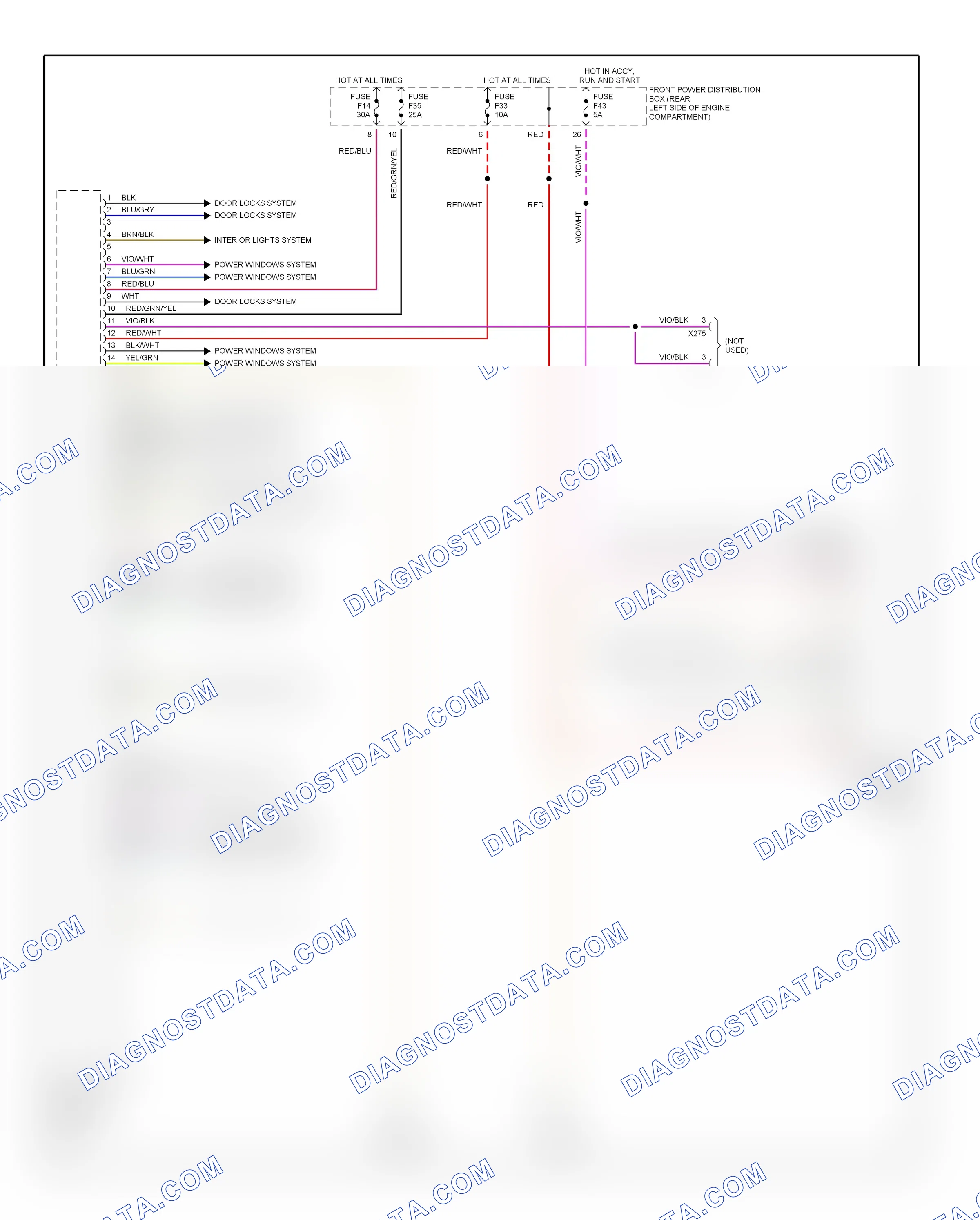 Body computer — Body computer module circuit — Body computer module circuit. BMW Z3 E36 (1995-2000)