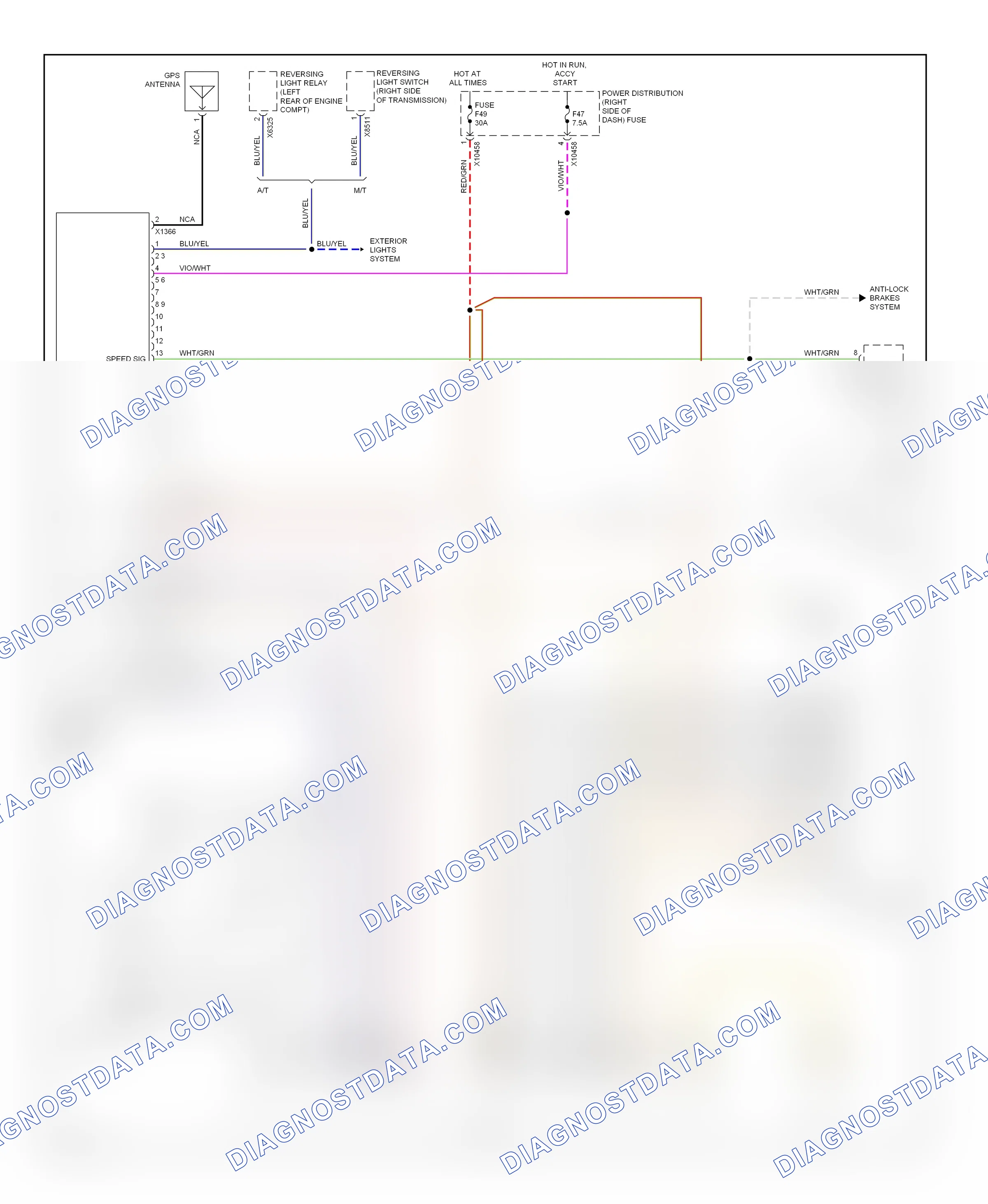 Navigation — Navigation circuit, with vid — Navigation circuit, with vid. BMW Z4 E85/E86 (2002-2005)