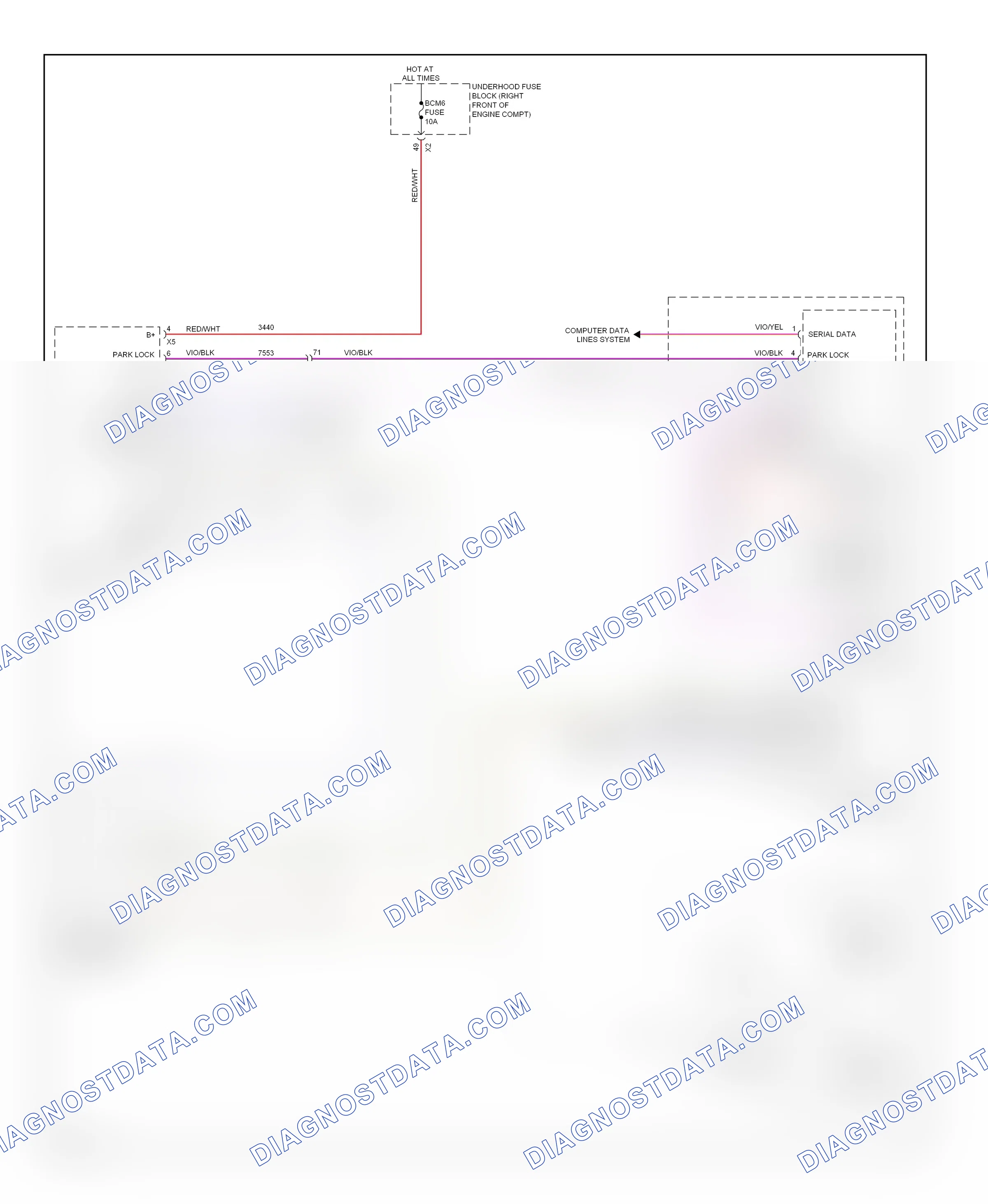 Shift interlock — Shift interlock circuit — Shift interlock circuit. Cadillac ATS I (2012-2014)