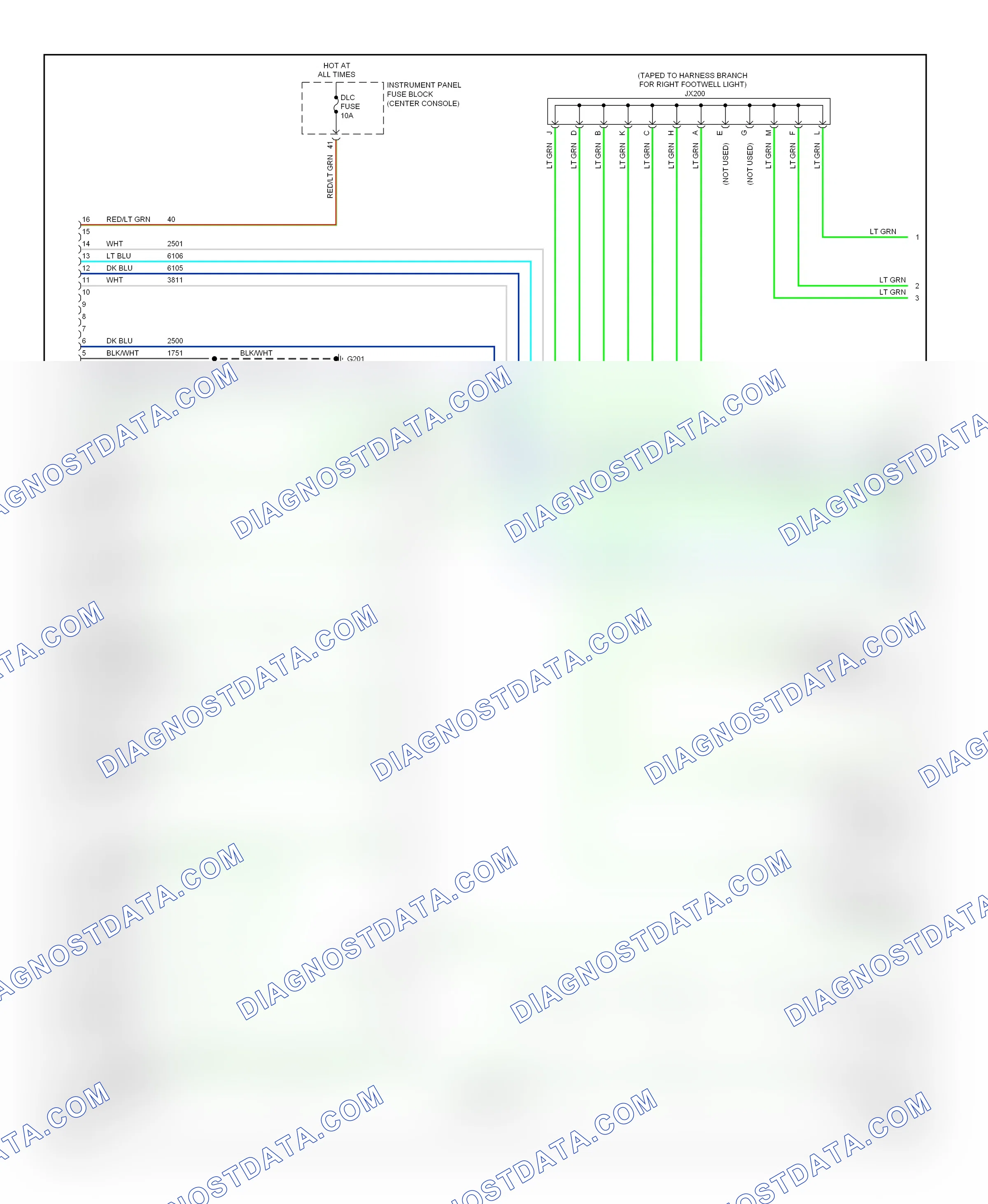 Computer data lines — Computer data lines circuit — Computer data lines circuit (1 of 6). Cadillac SRX II facelift (2012-2016)