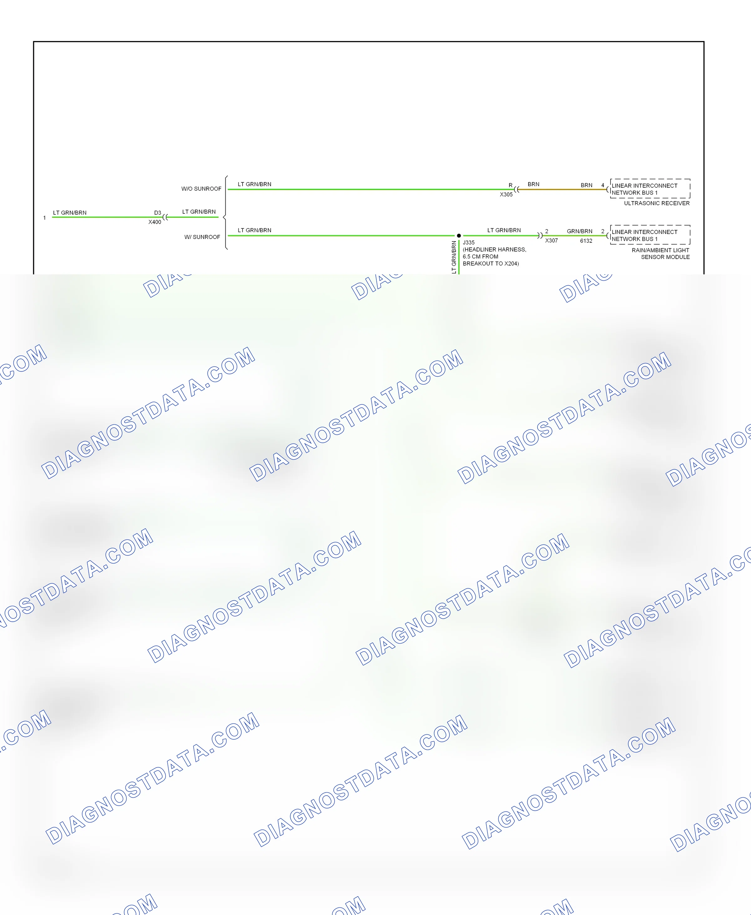 Computer data lines — Computer data lines circuit — Computer data lines circuit (6 of 6). Cadillac SRX II facelift (2012-2016)