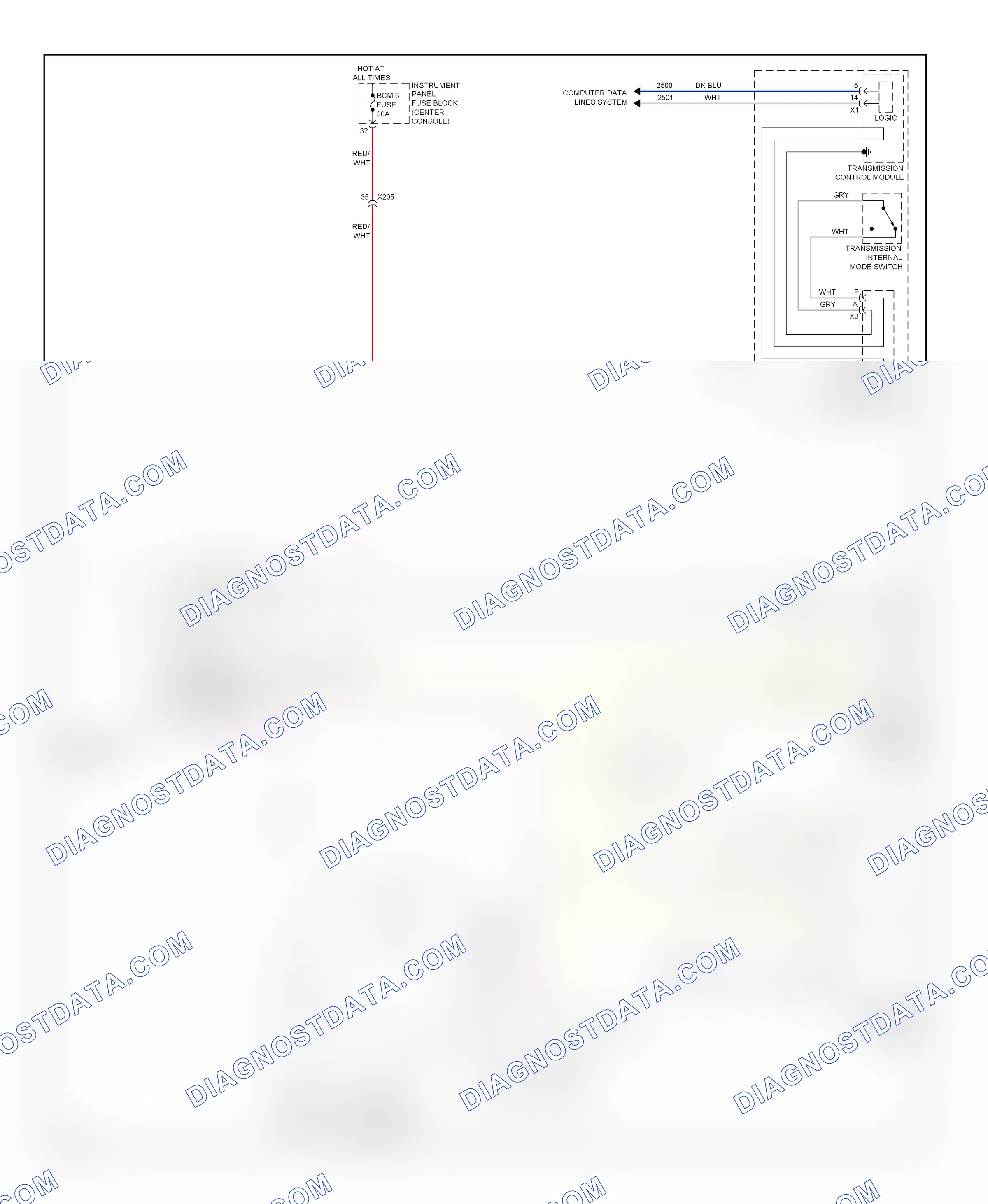 Shift interlock — Shift interlock circuit — Shift interlock circuit. Cadillac SRX II facelift (2012-2016)