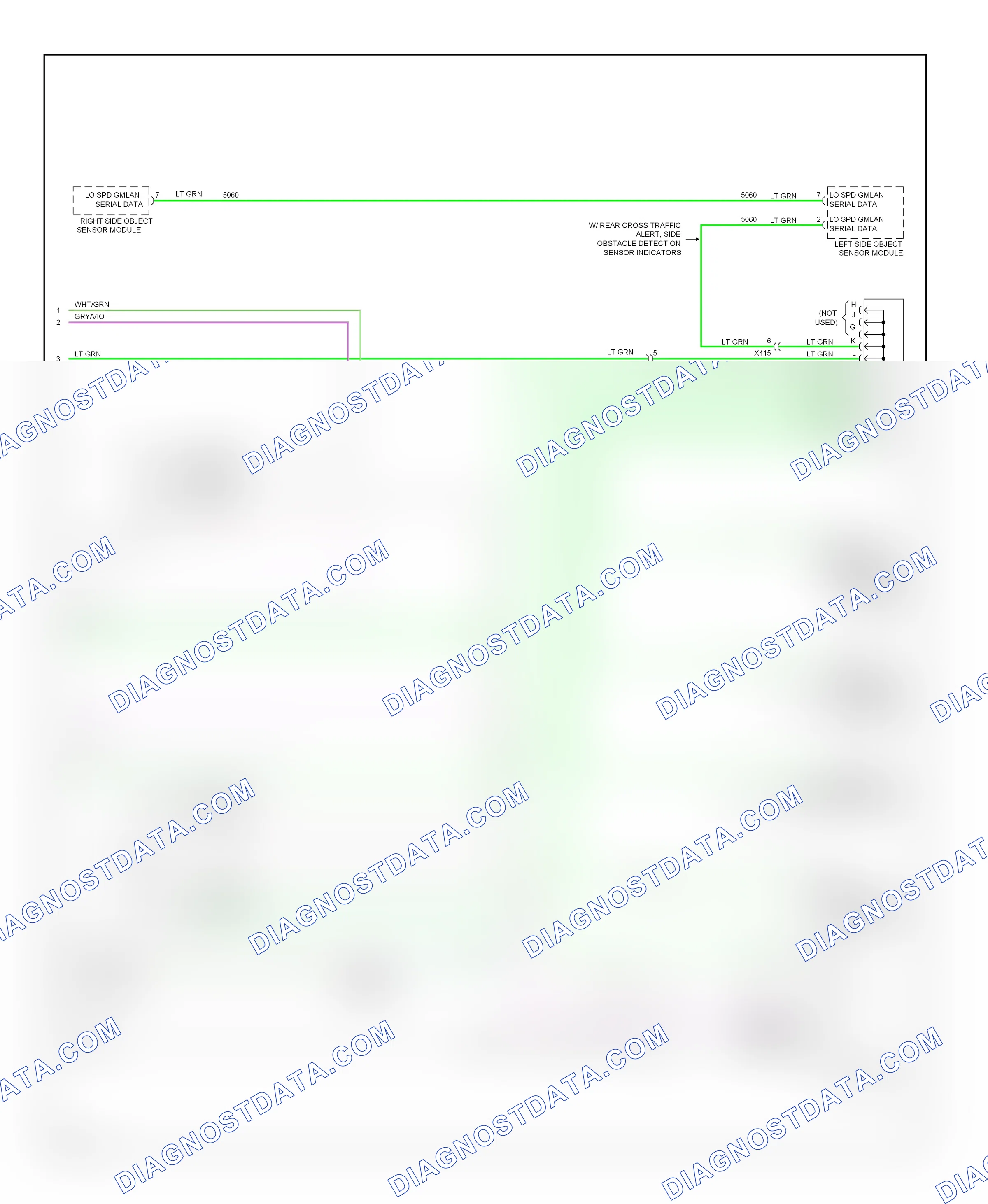 Computer data lines — Computer data lines circuit — Computer data lines circuit (6 of 6). Chevrolet Impala IX (2006-2016)