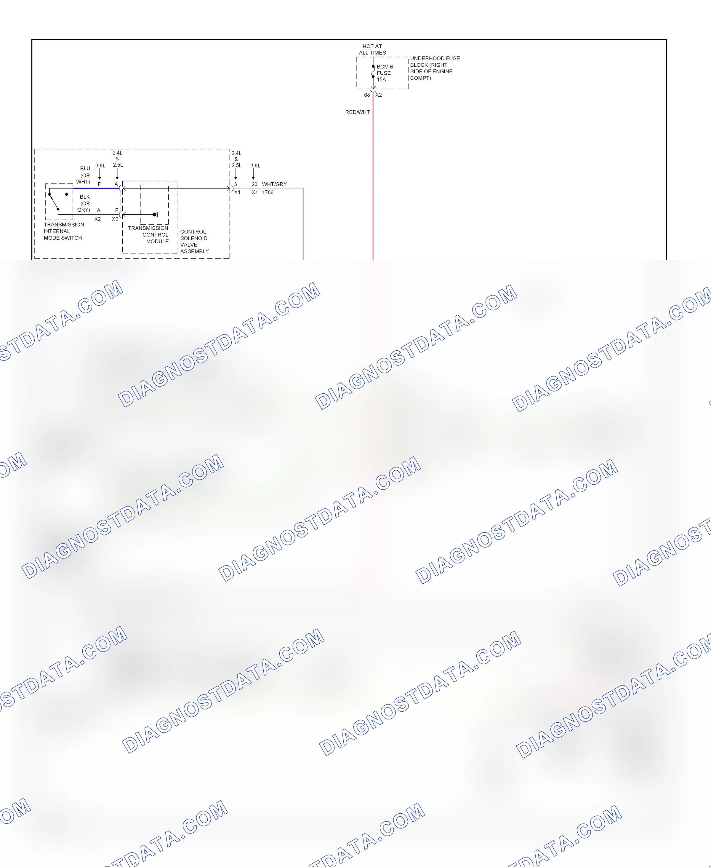 Shift interlock — Shift interlock circuit — Shift interlock circuit. Chevrolet Impala IX (2006-2016)