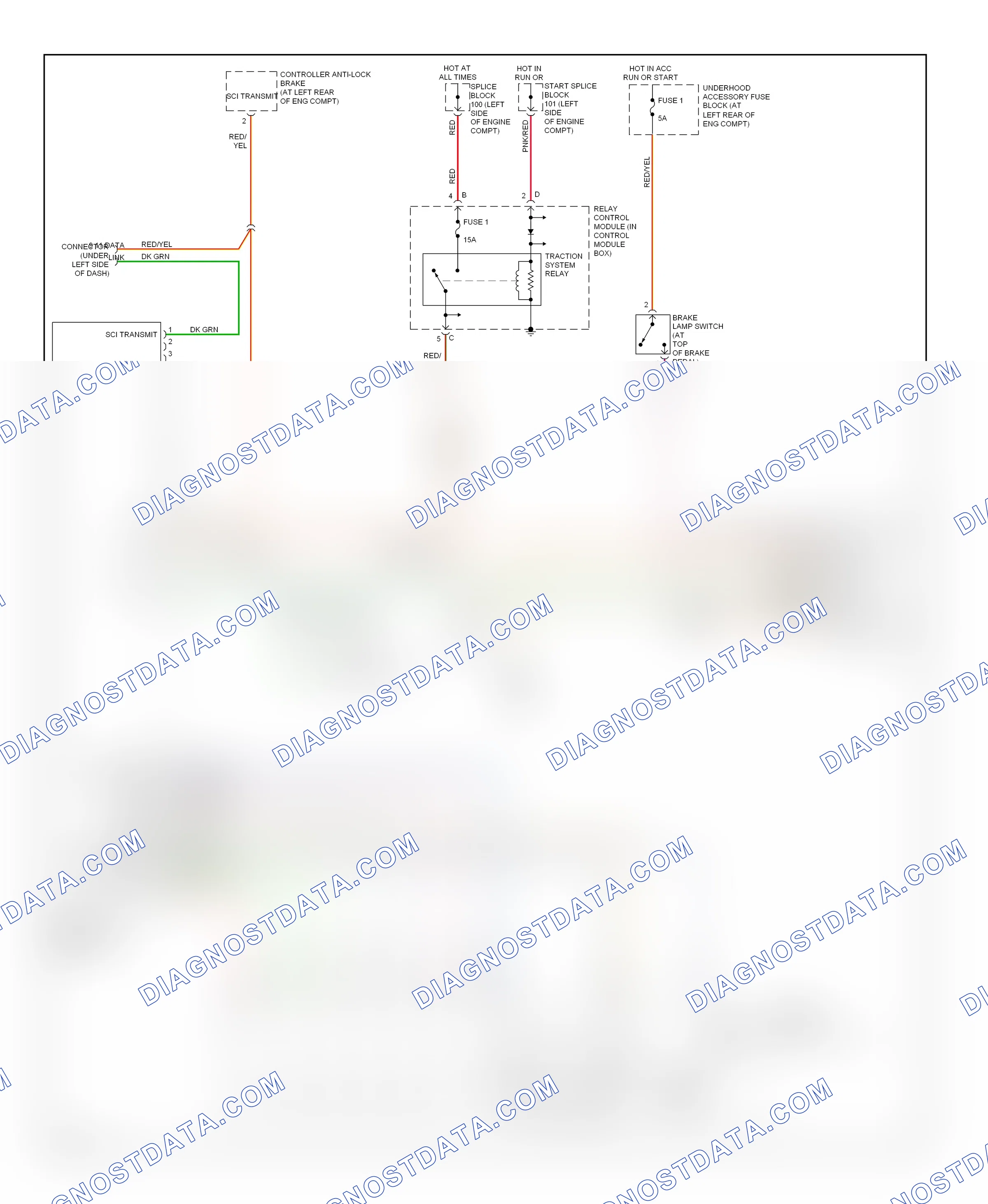 Transmission — A/t circuit — A/t circuit. Chrysler Crossfire I (2003-2007)