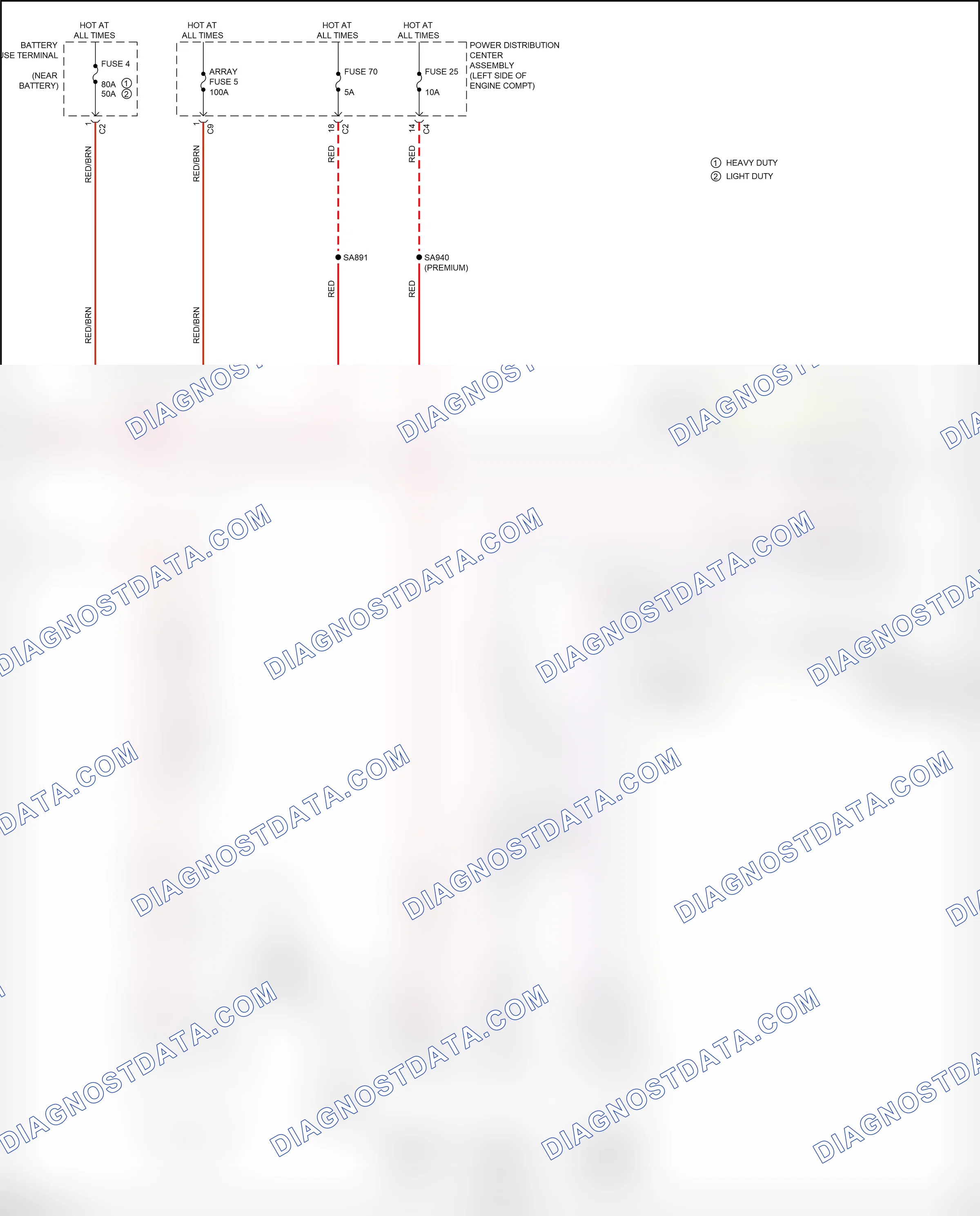 Air conditioning — Automatic a/c circuit — Automatic a/c circuit (5 of 5). Chrysler Pacifica RU (2016-2020)