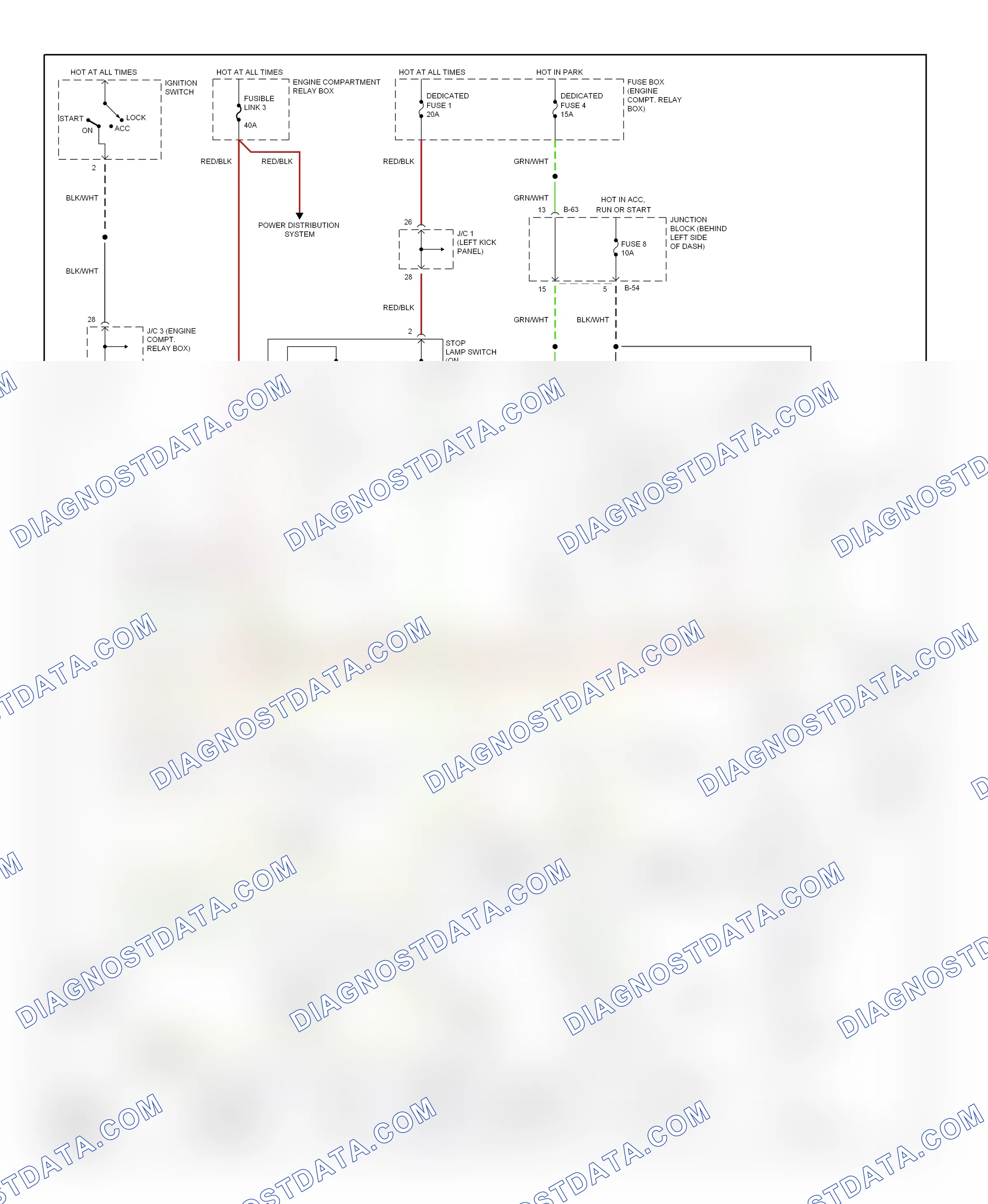 Cruise control — Cruise control circuit — Cruise control circuit. Dodge Avenger I (1994-2000)