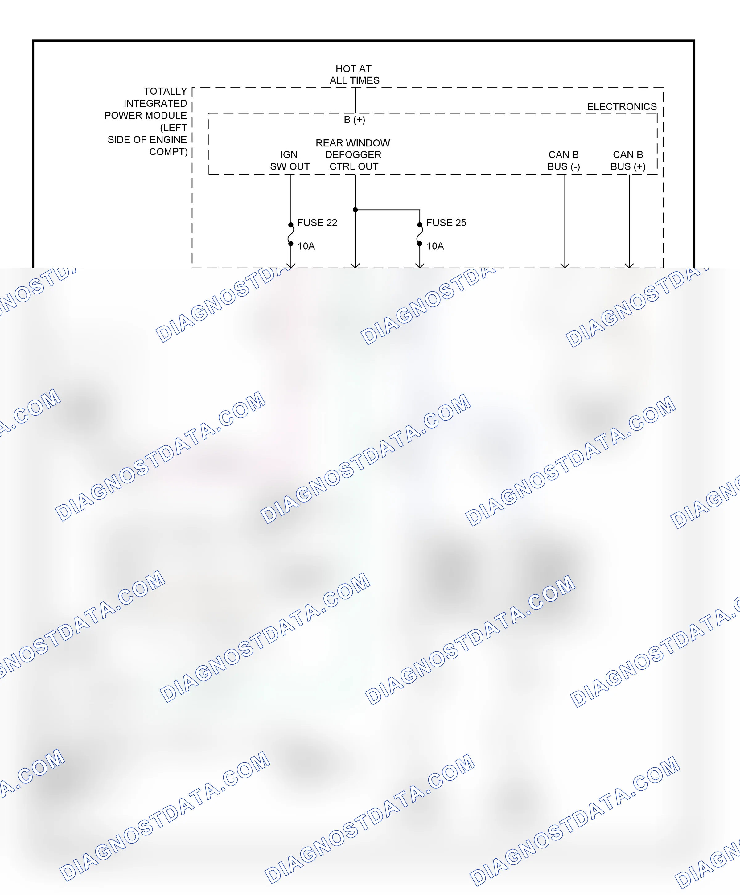 Defoggers — Defoggers circuit — Defoggers circuit. Dodge Avenger II (2007-2010)