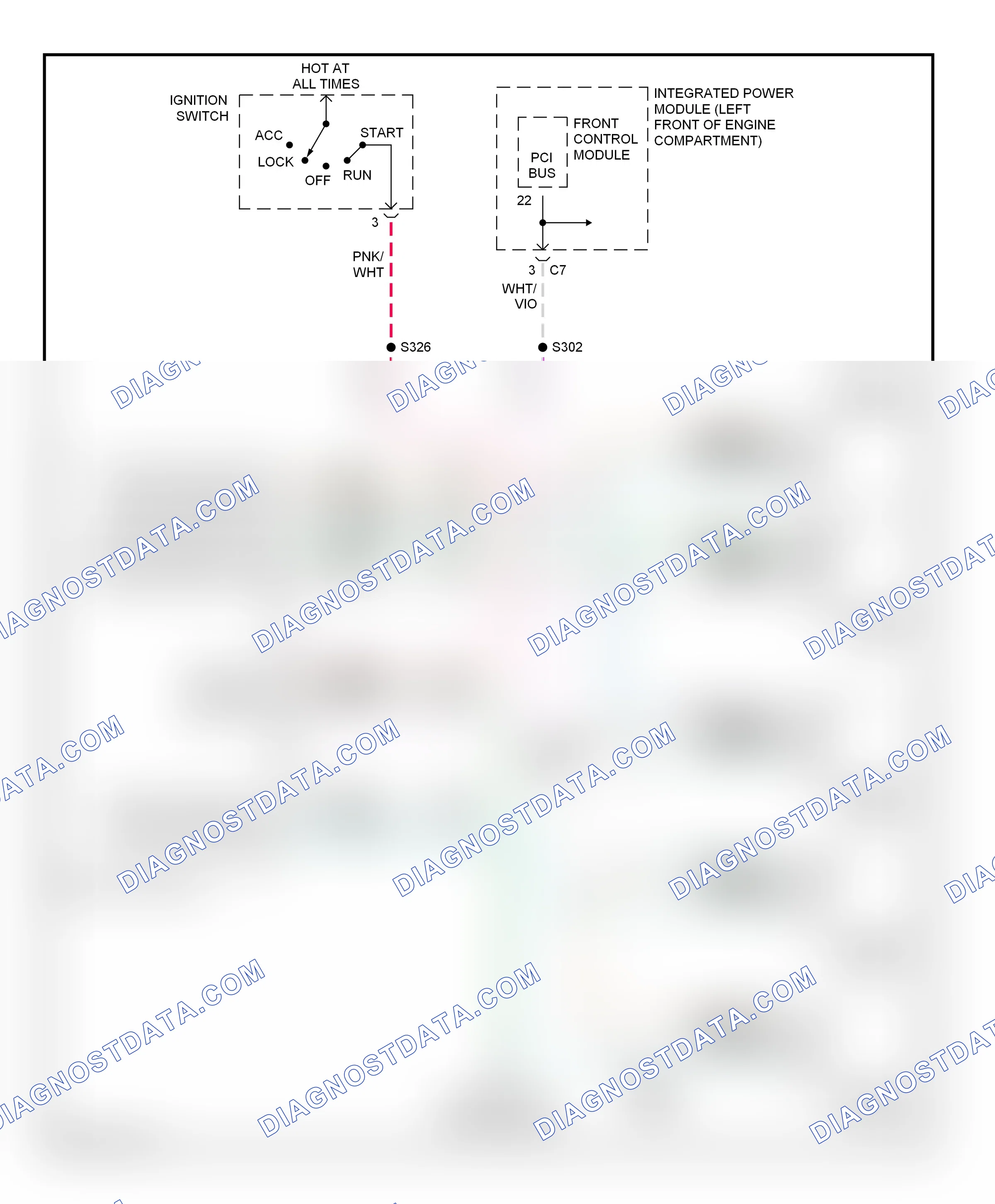 Navigation — Parking assistant circuit — Parking assistant circuit. Dodge Caravan IV (2000-2007)
