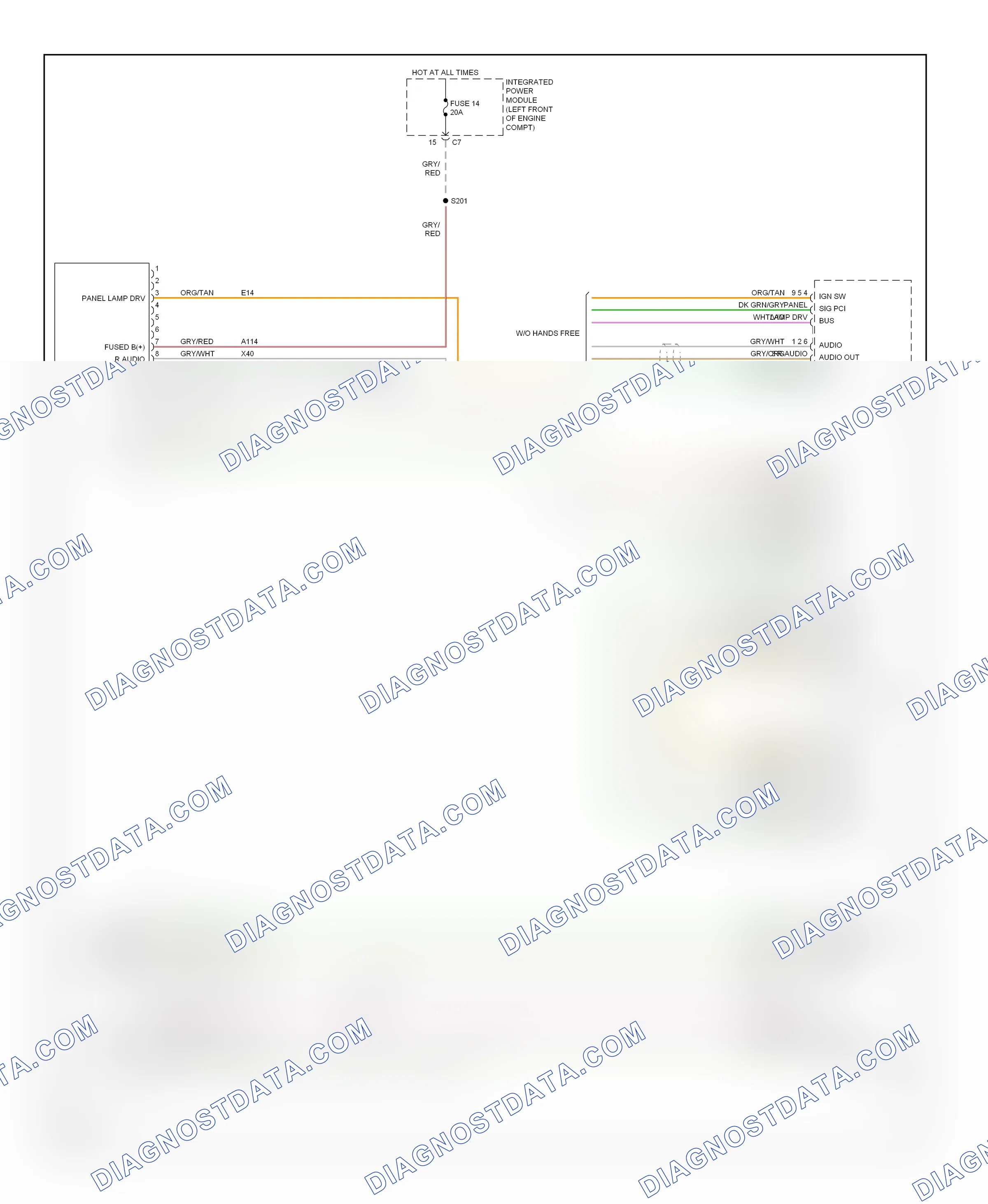 Radio — Dvd player circuit — Dvd player circuit. Dodge Caravan IV (2000-2007)